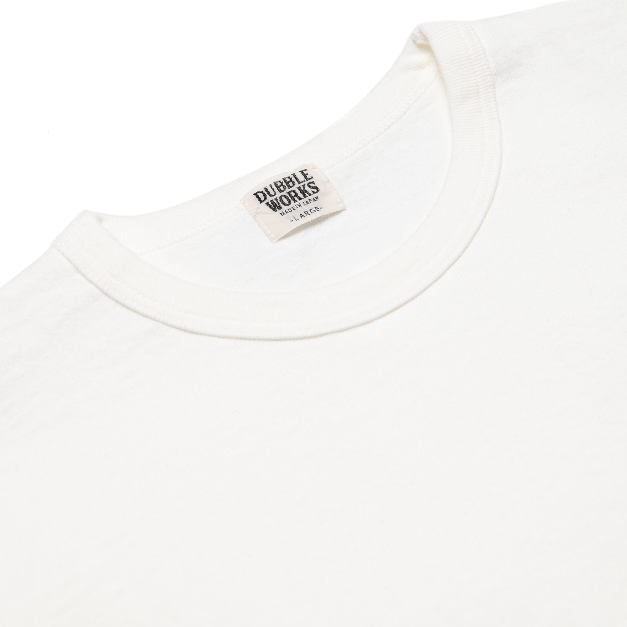 37001 Stand Wheel 9.5oz Heavyweight Short Sleeve Tee - Off White