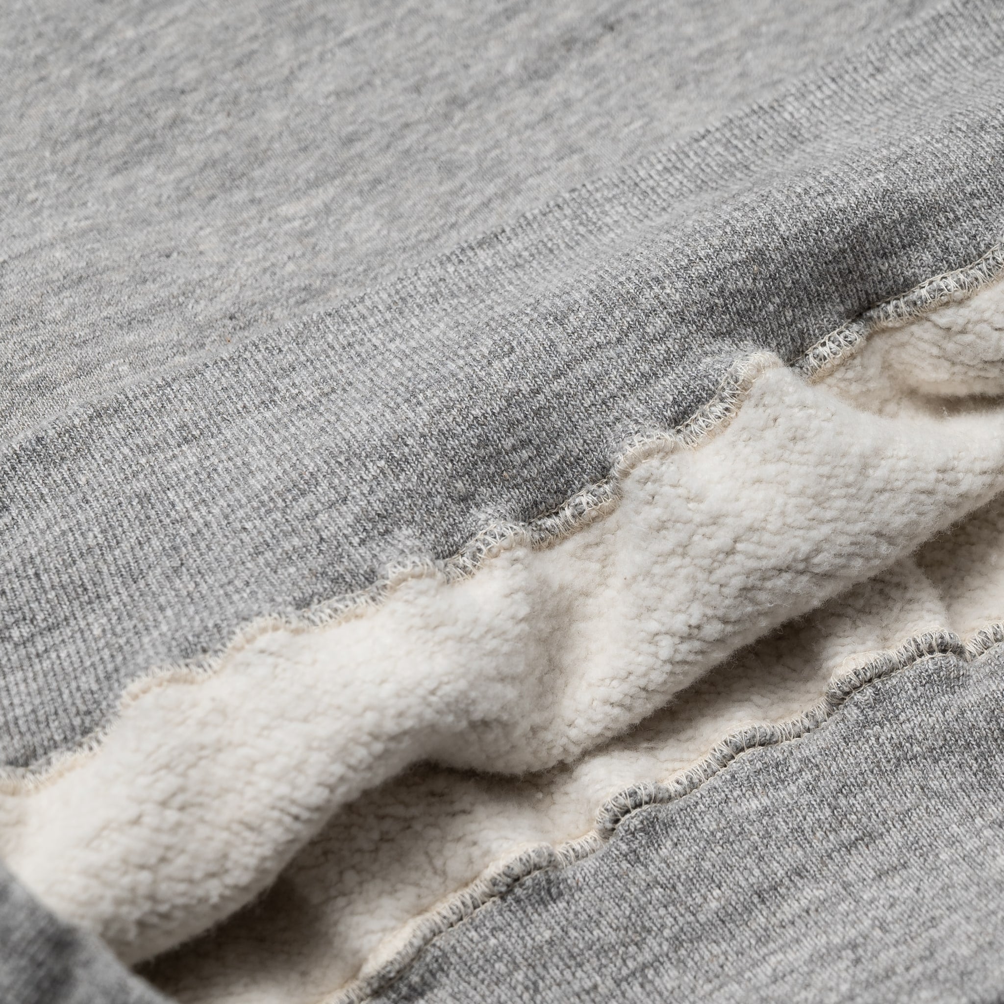86001 Loopwheel Sweatshirt - Heather Grey