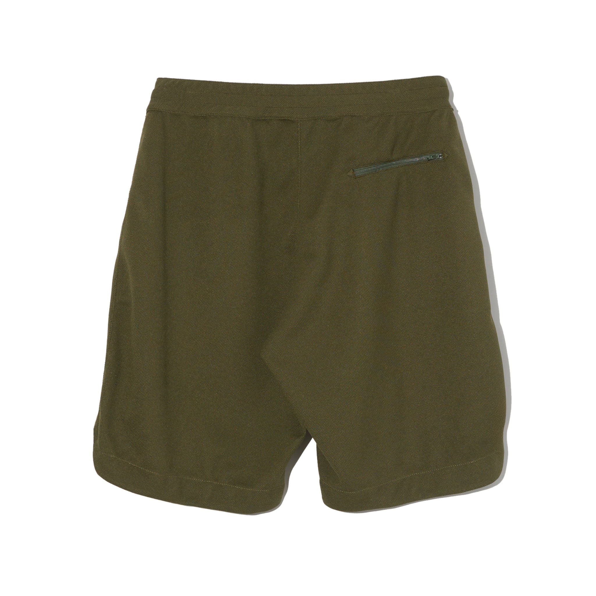 BB Short - Olive Diamond Poly Knit