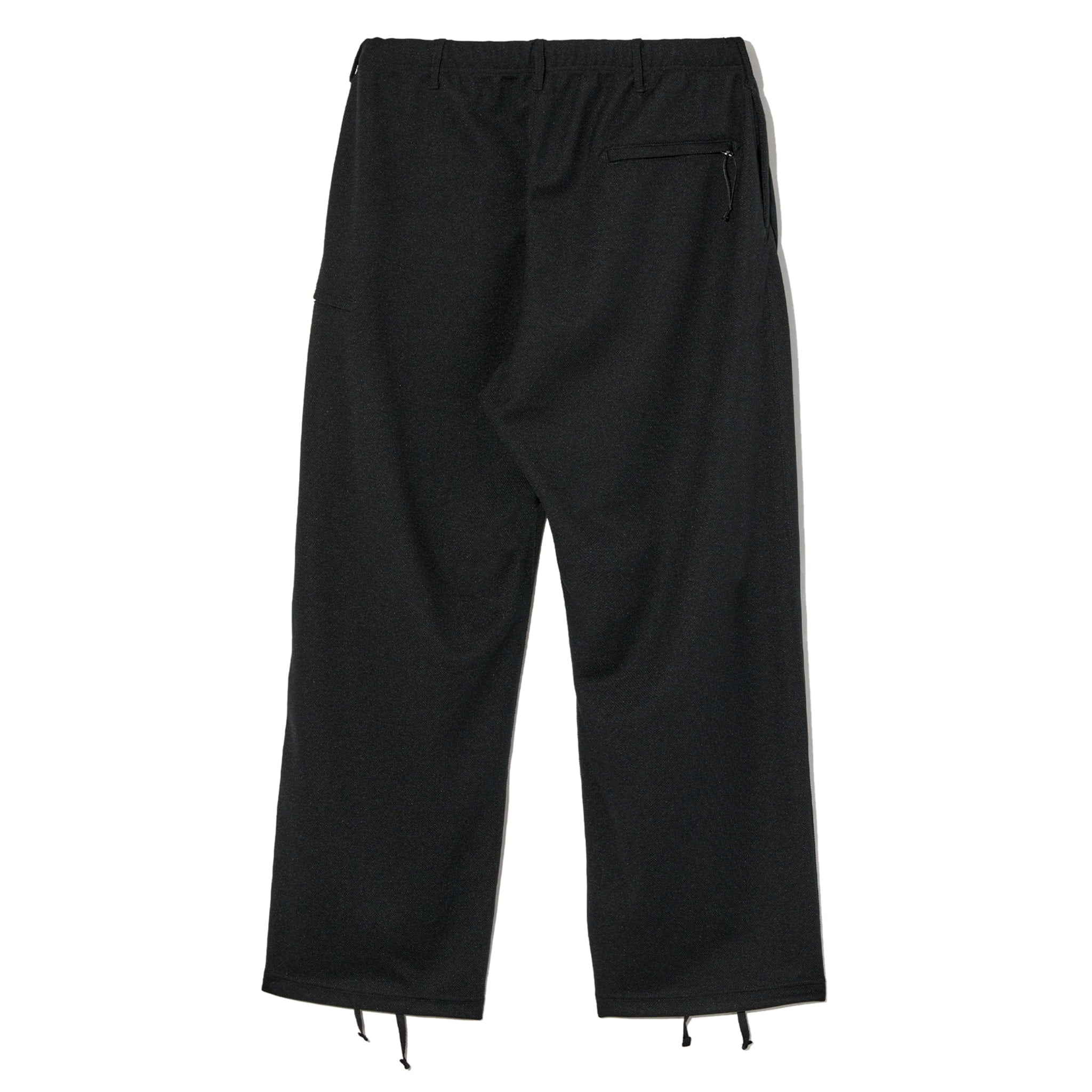Drawstring Pant - Black Diamond Poly Knit
