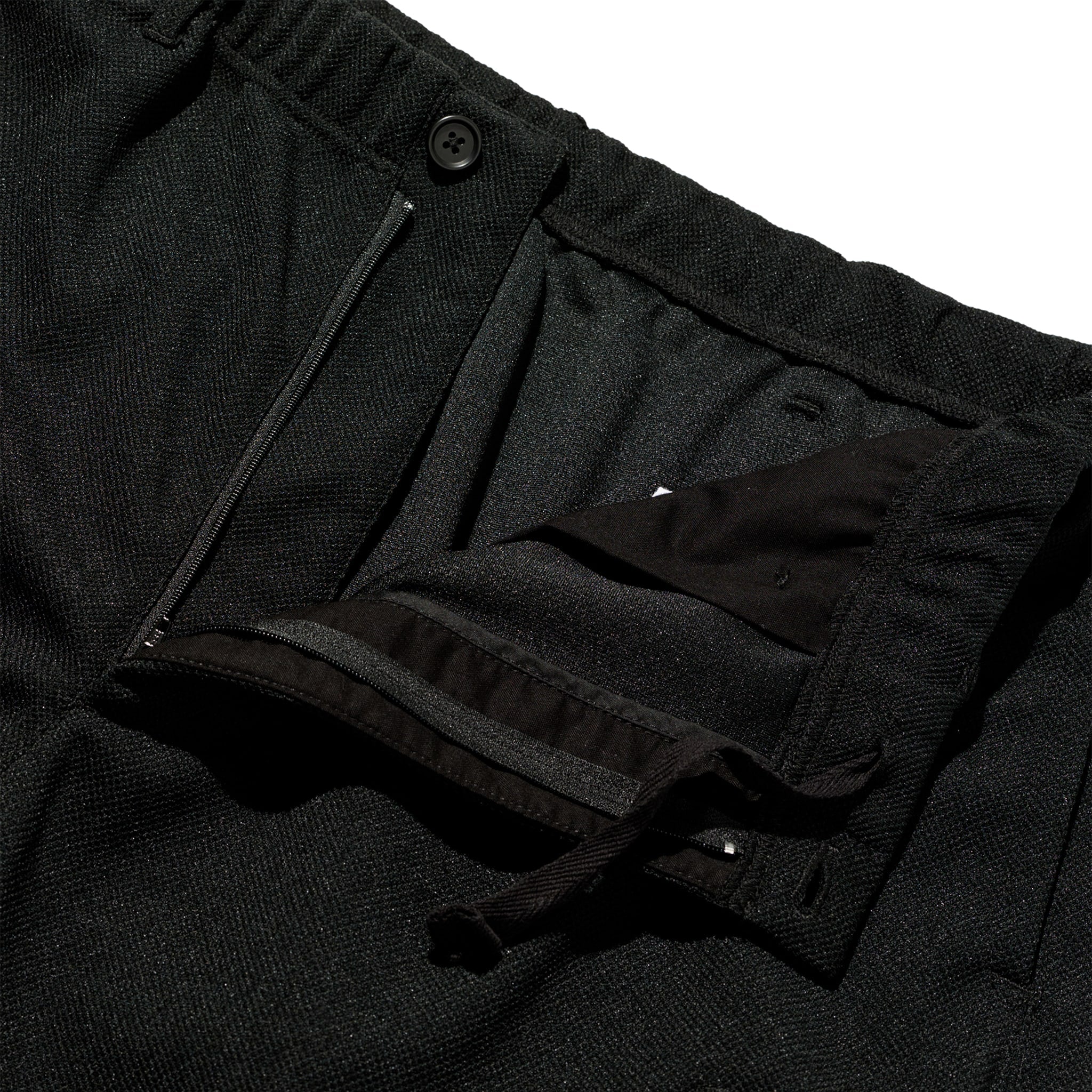 Drawstring Pant - Black Diamond Poly Knit