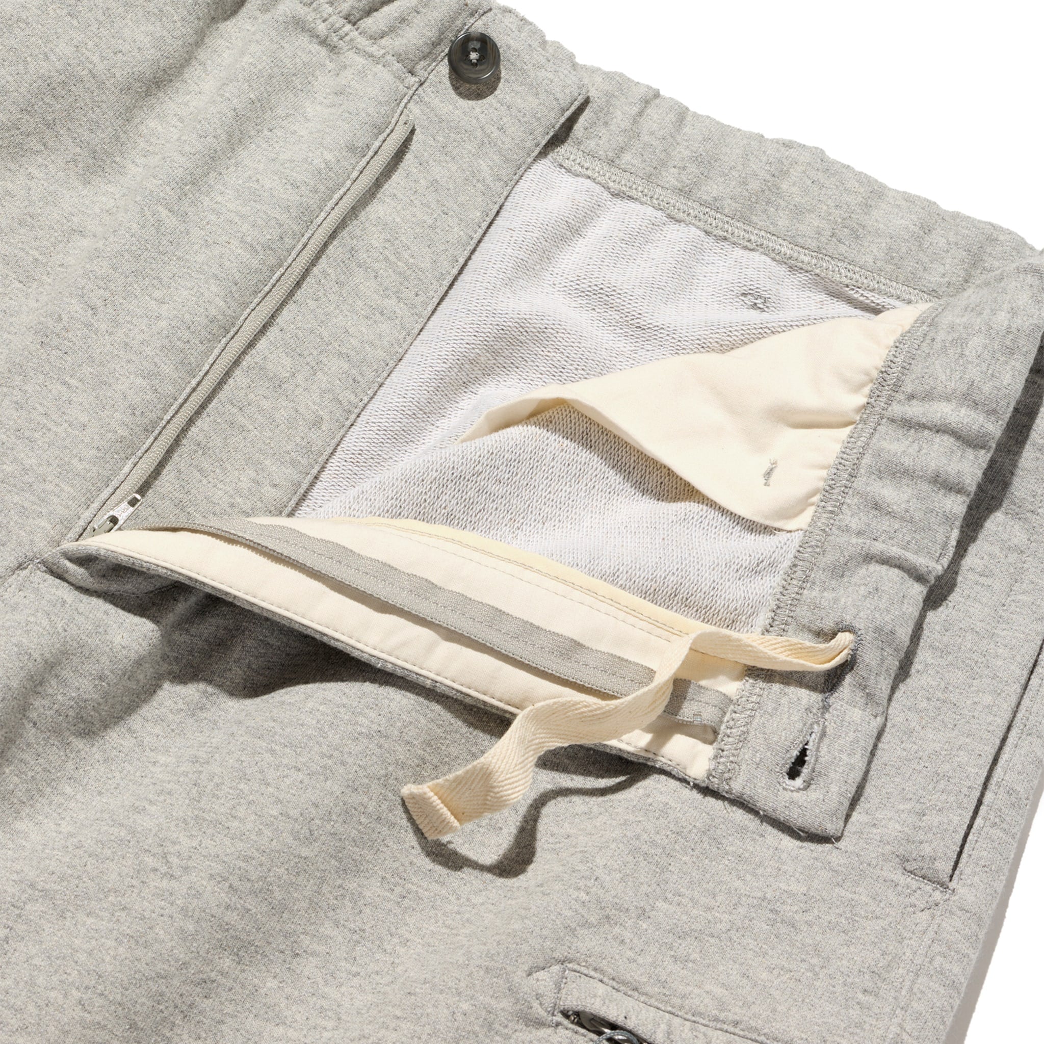 Drawstring Pant - Heather Grey French Terry