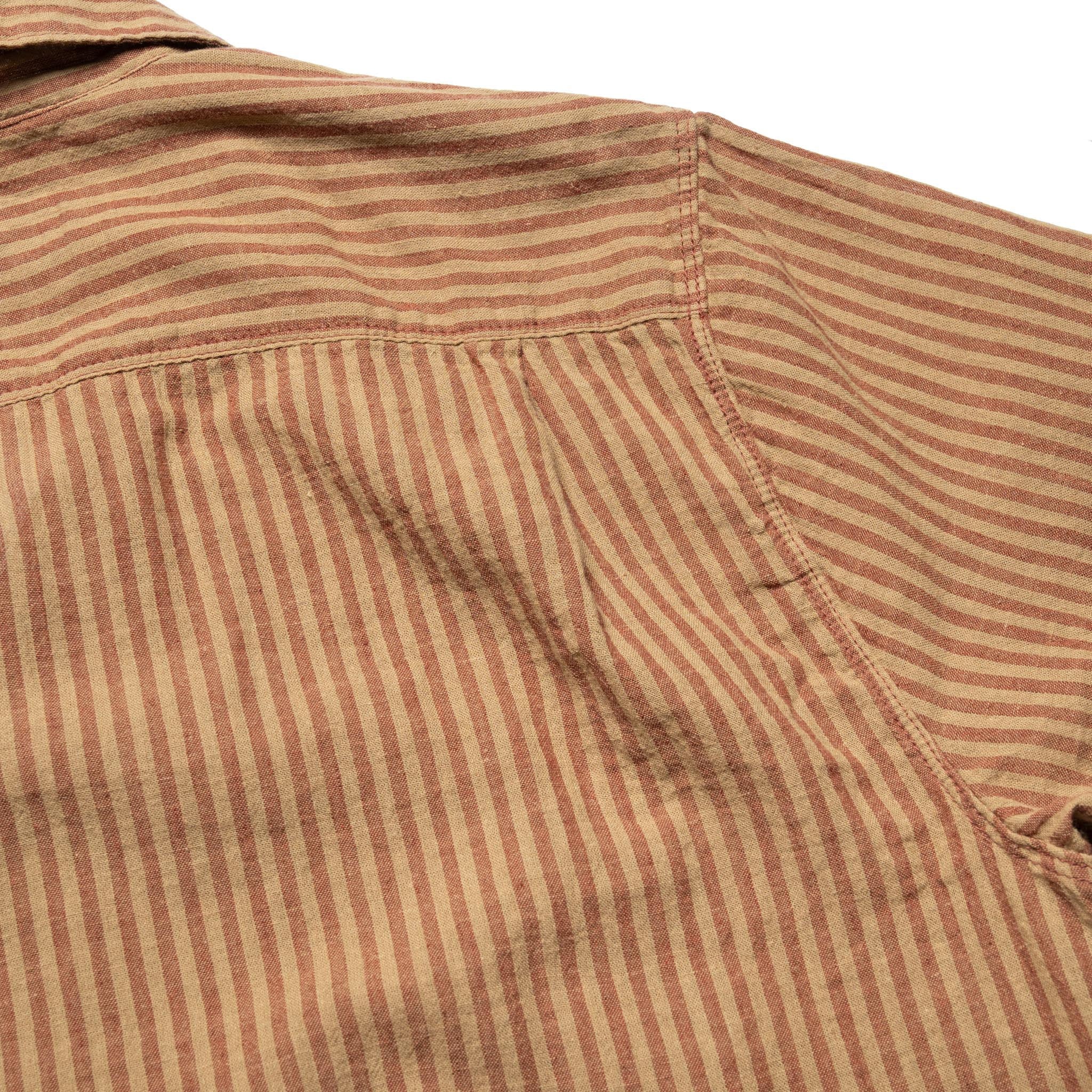 Dayton Short Sleeve Terracotta Stripe