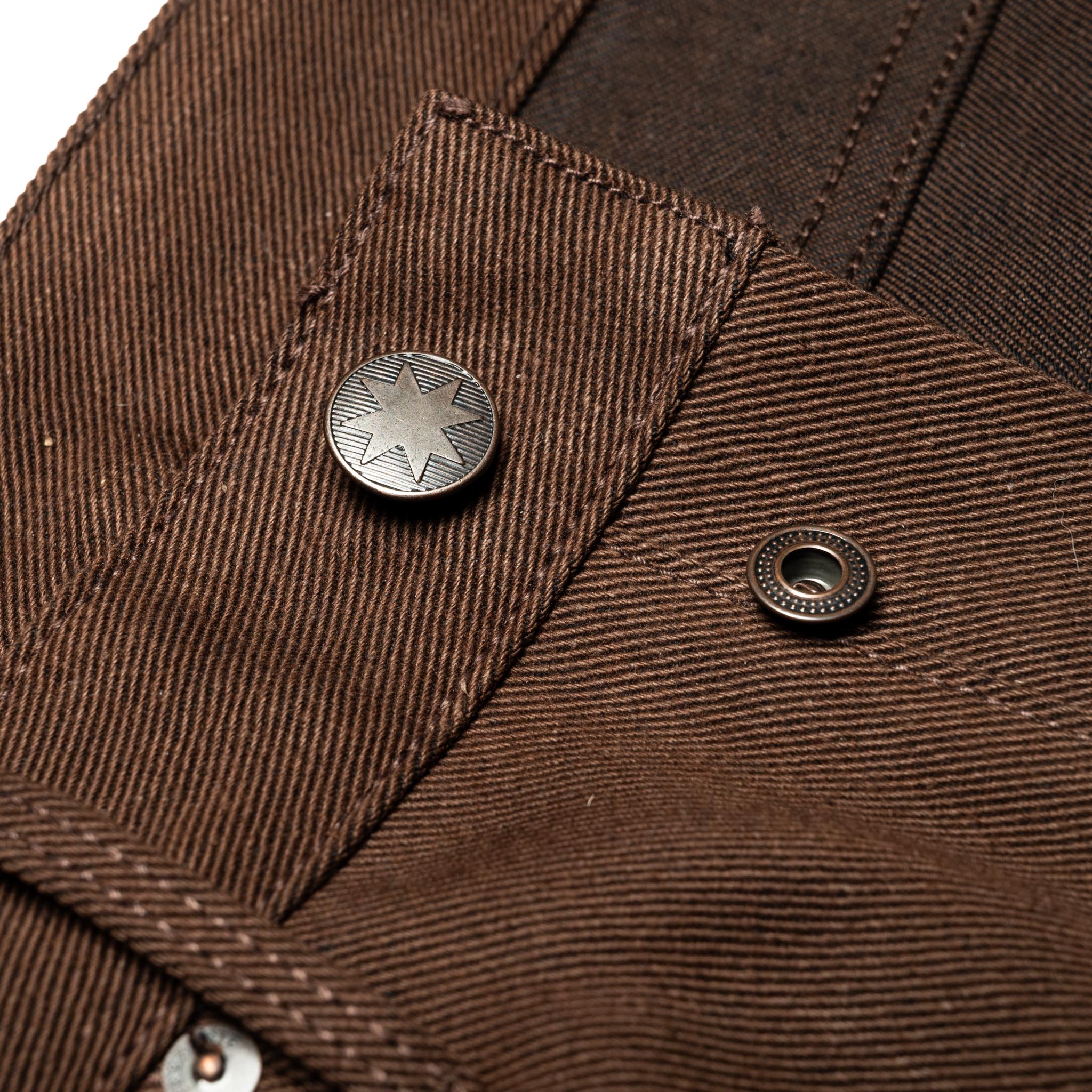 Portola Classic Taper 15 oz Dark Brown Selvedge Denim