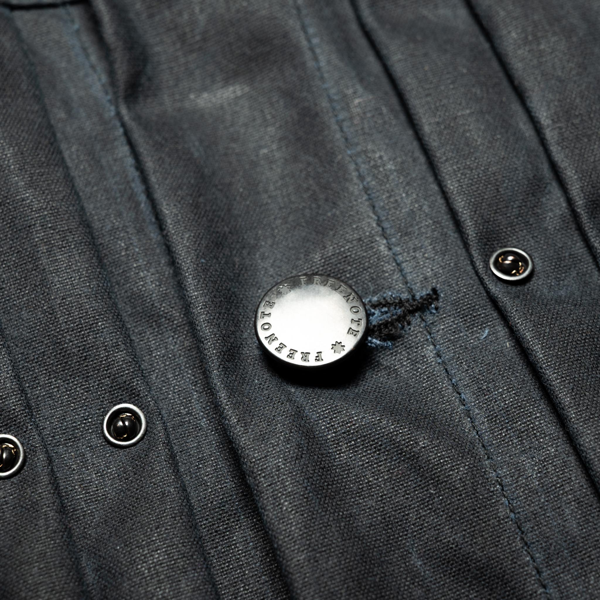 RJ-1 Riders Jacket Waxed Canvas - Black (Brown Lining)