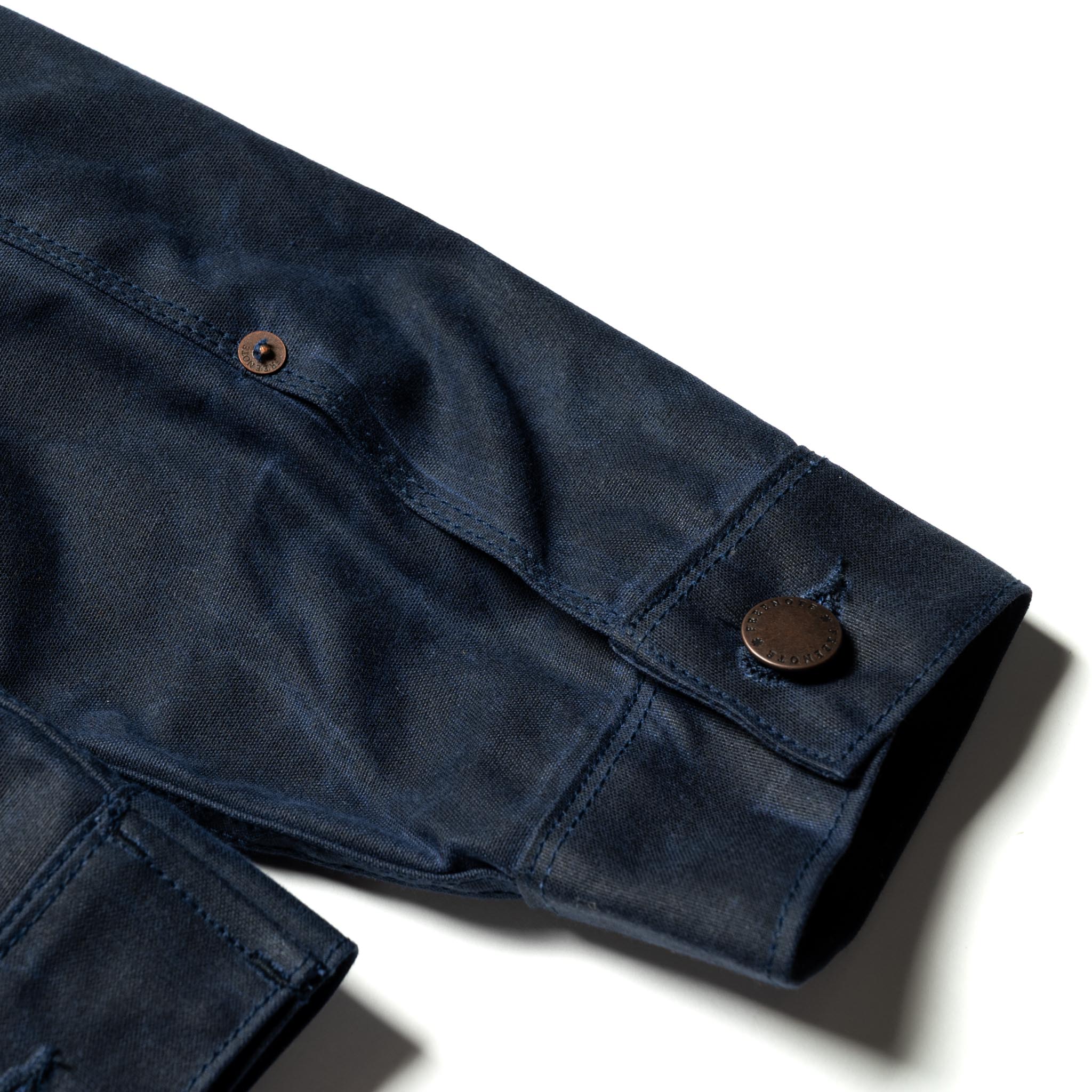 RJ-1 Riders Jacket Waxed Canvas - Navy (Navy Lining)