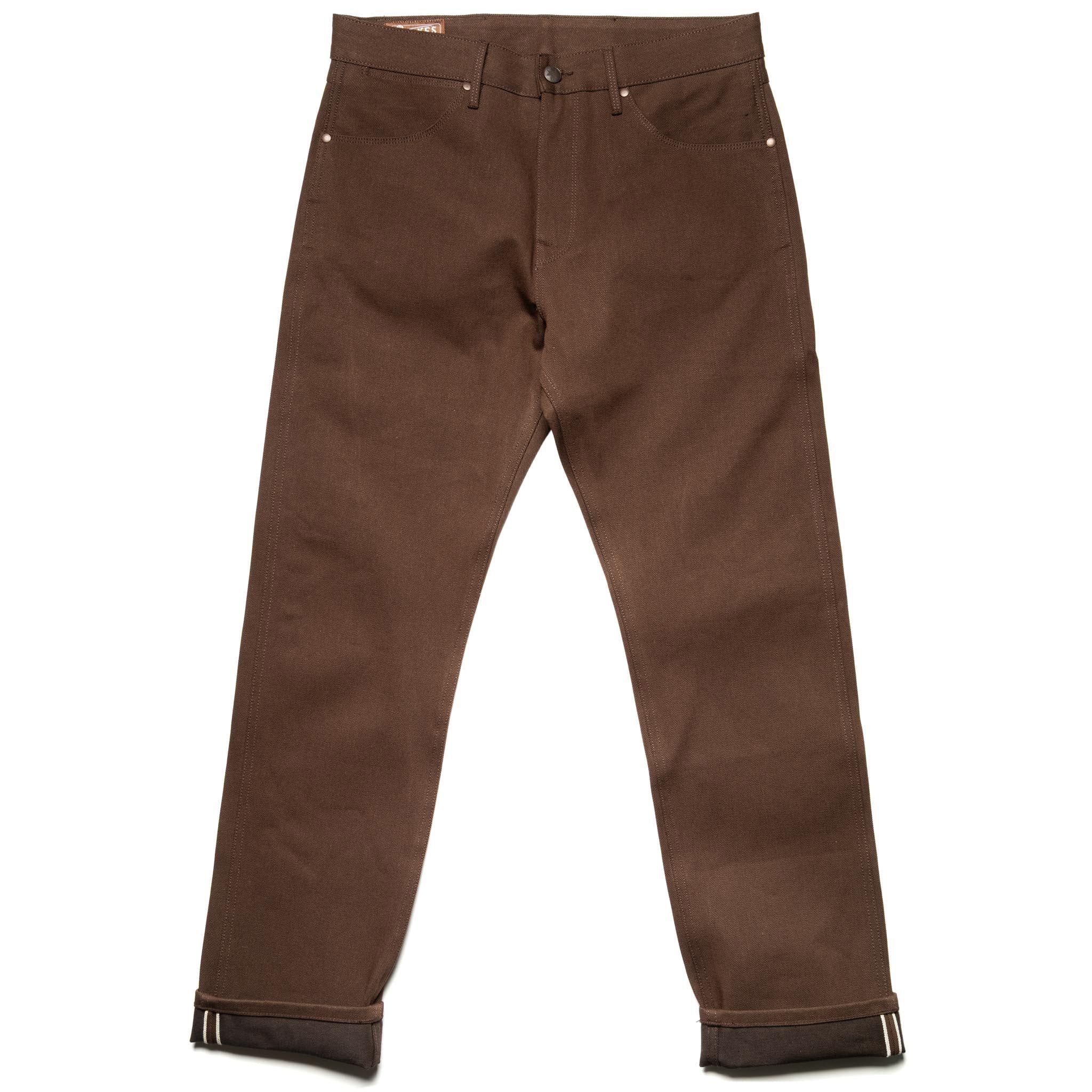 Wilkes Western 15 oz Dark Brown Selvedge Denim