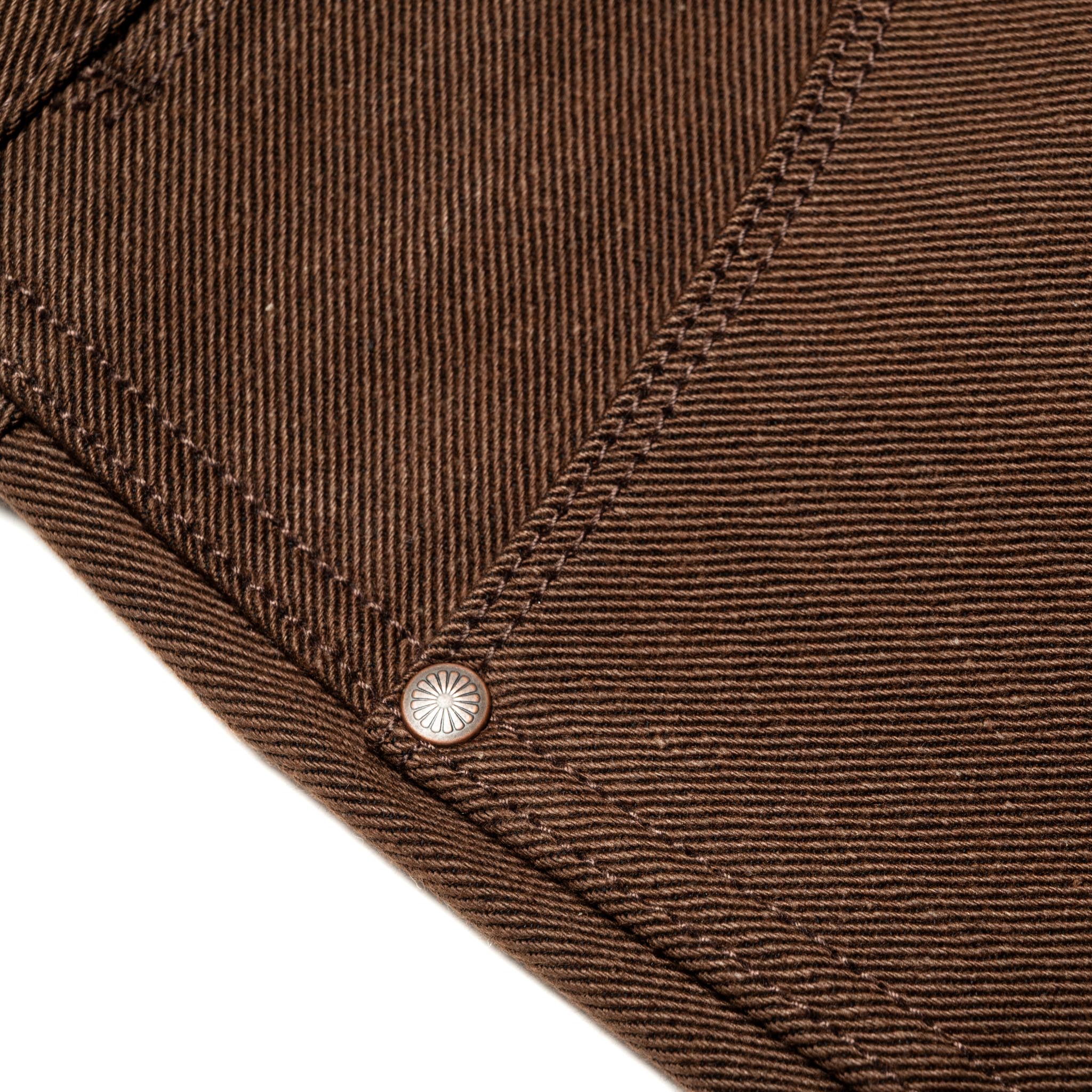 Wilkes Western 15 oz Dark Brown Selvedge Denim
