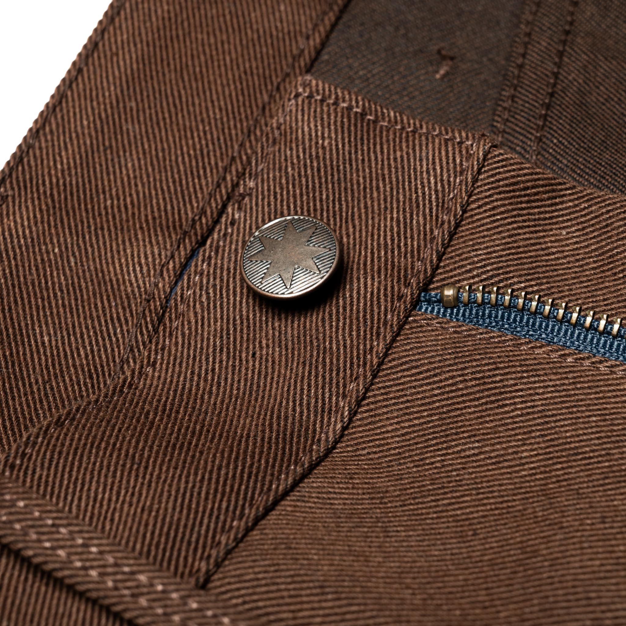 Wilkes Western 15 oz Dark Brown Selvedge Denim