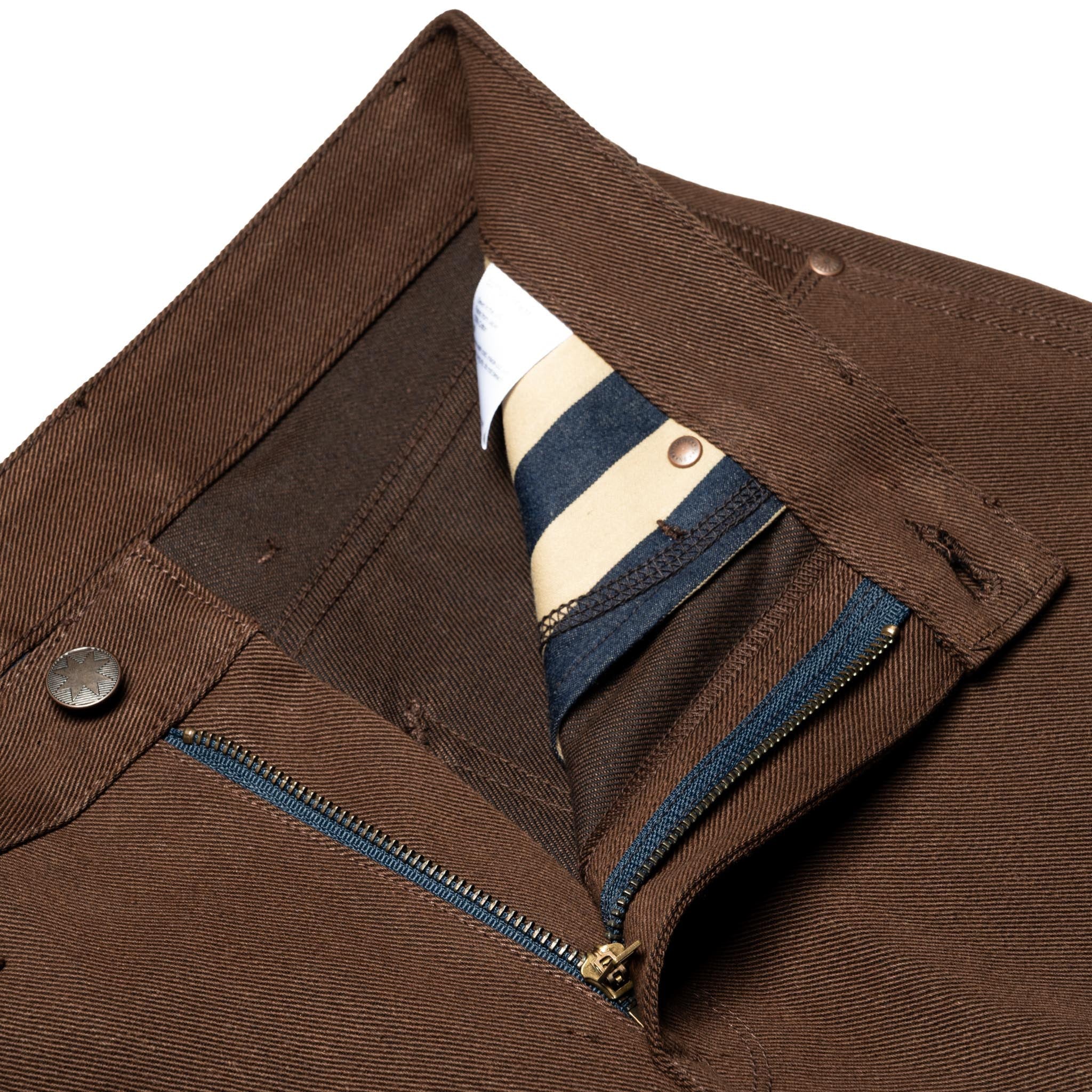 Wilkes Western 15 oz Dark Brown Selvedge Denim
