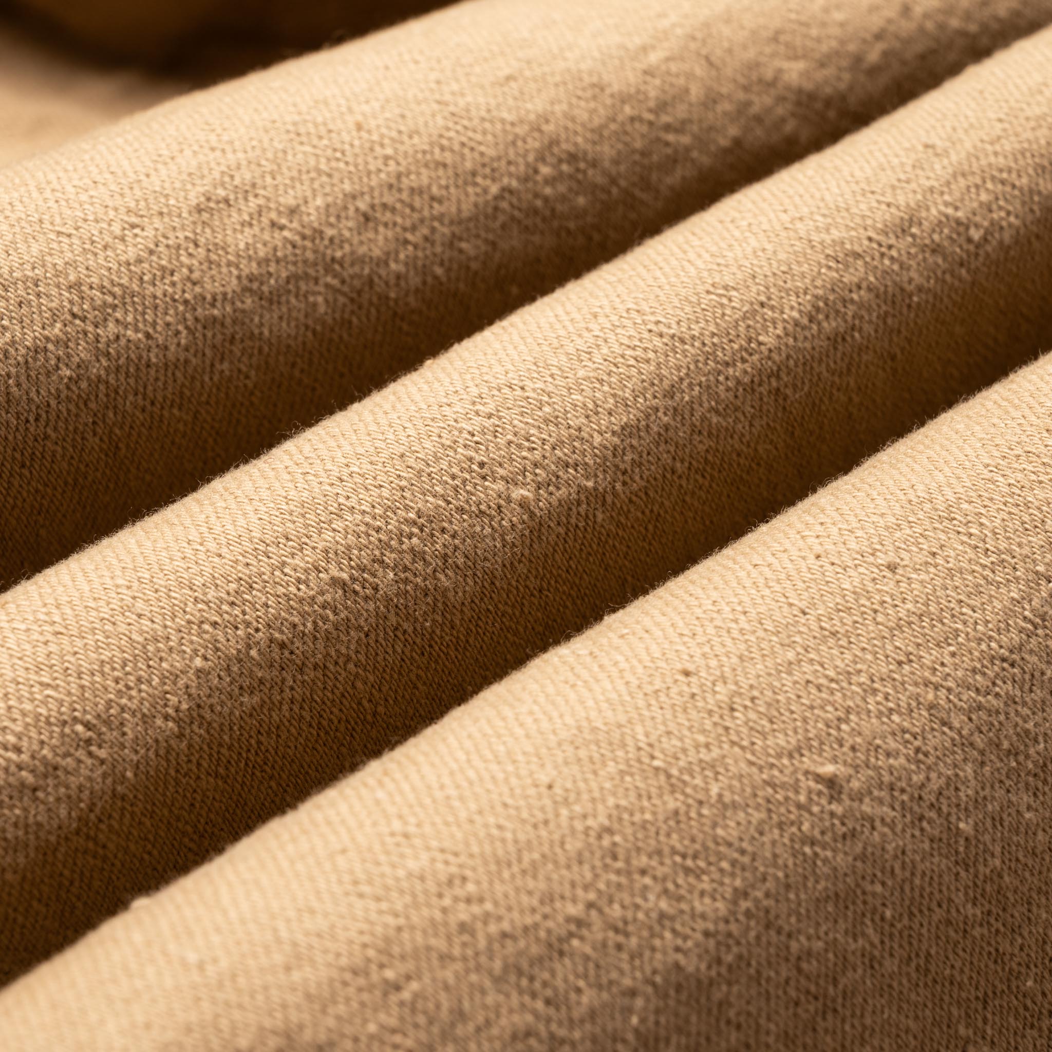 0105BE Wide Straight 12oz Slub Selvedge Denim Beige