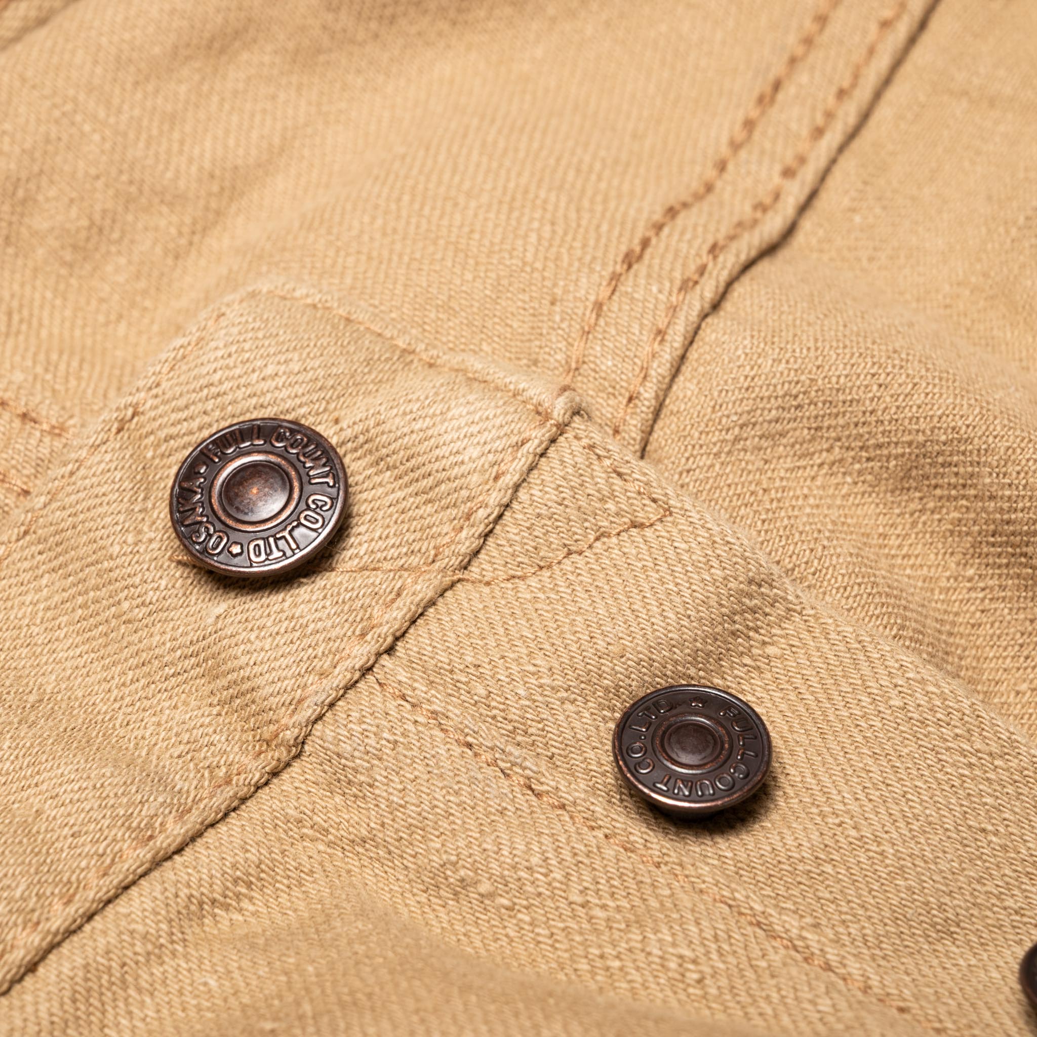 0105BE Wide Straight 12oz Slub Selvedge Denim Beige