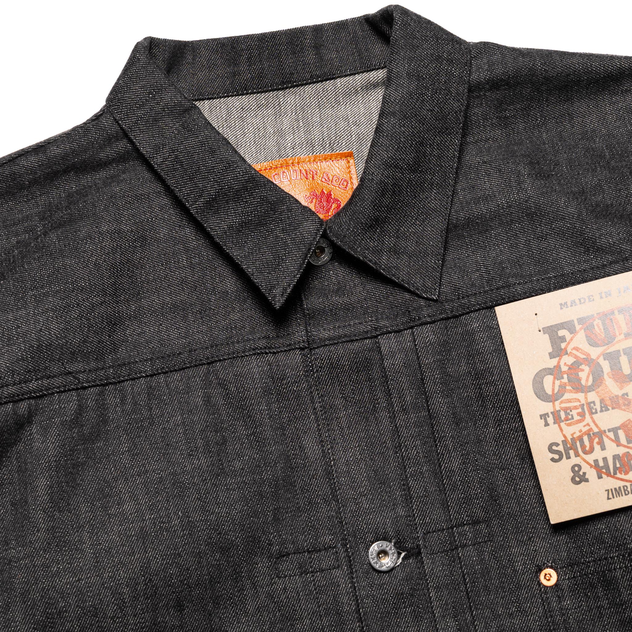 S2107BKSS WWII Model 11.5oz Black Denim Jacket (Raw)