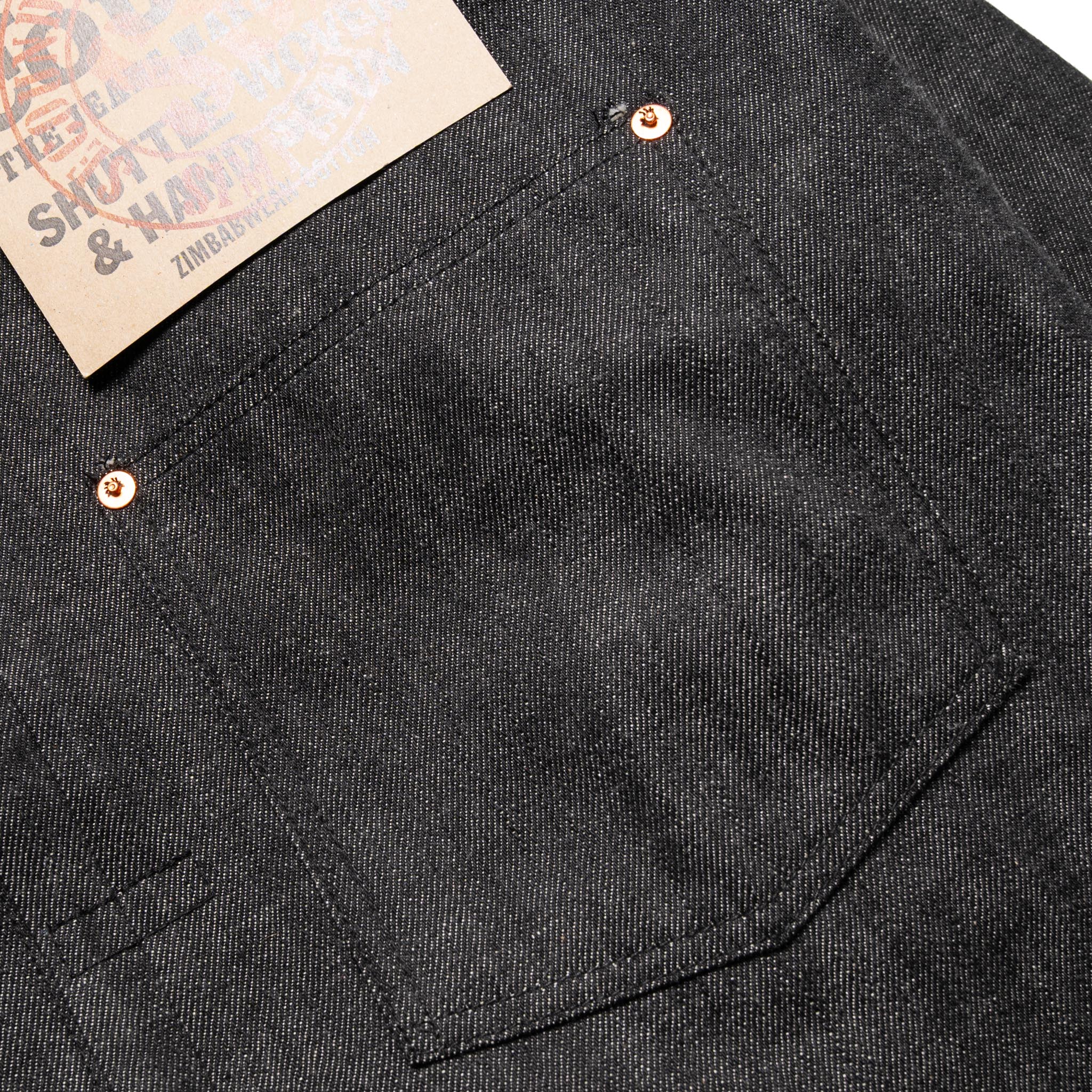 S2107BKSS WWII Model 11.5oz Black Denim Jacket (Raw)