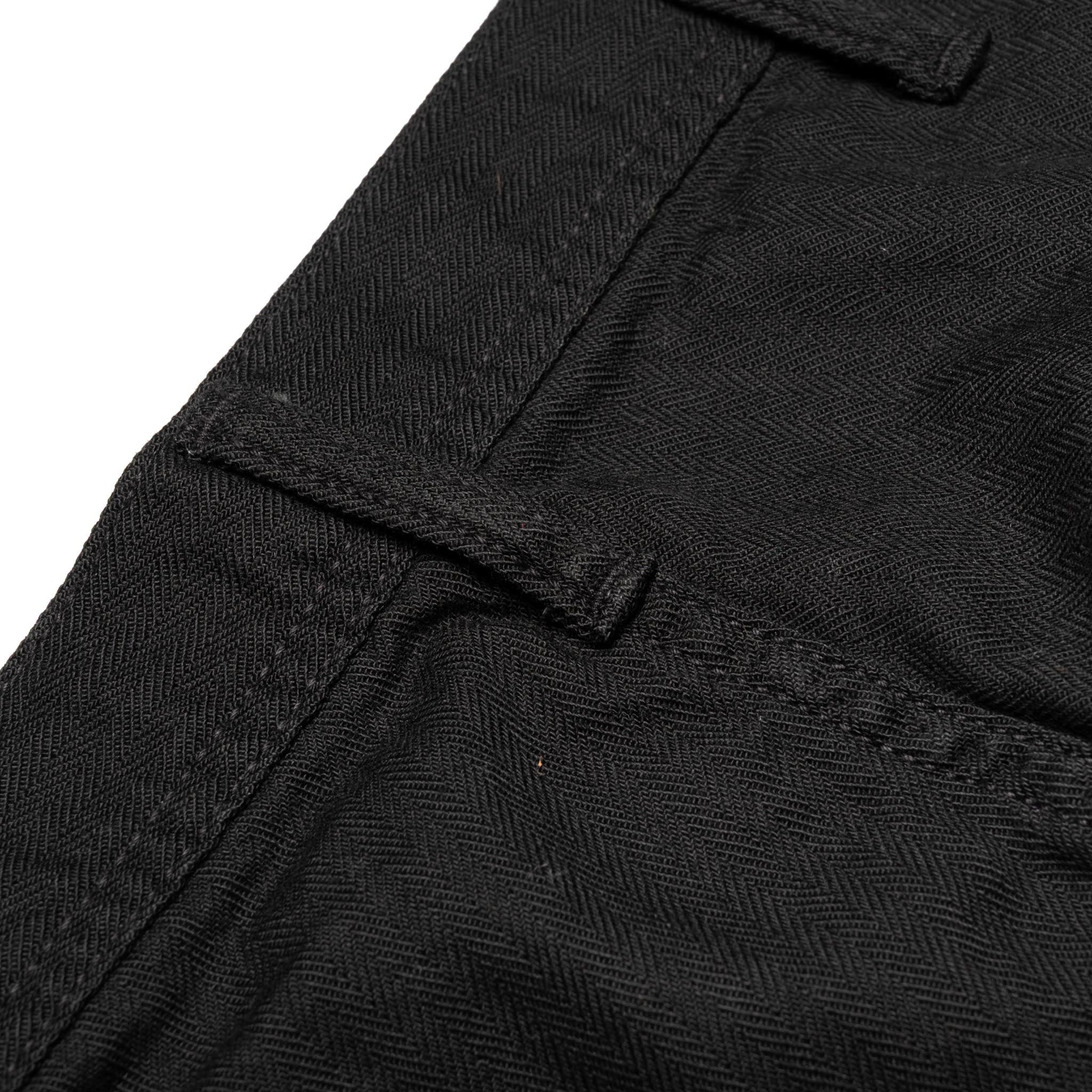 1141-2 USN Herringbone Seamen's Trousers - Black