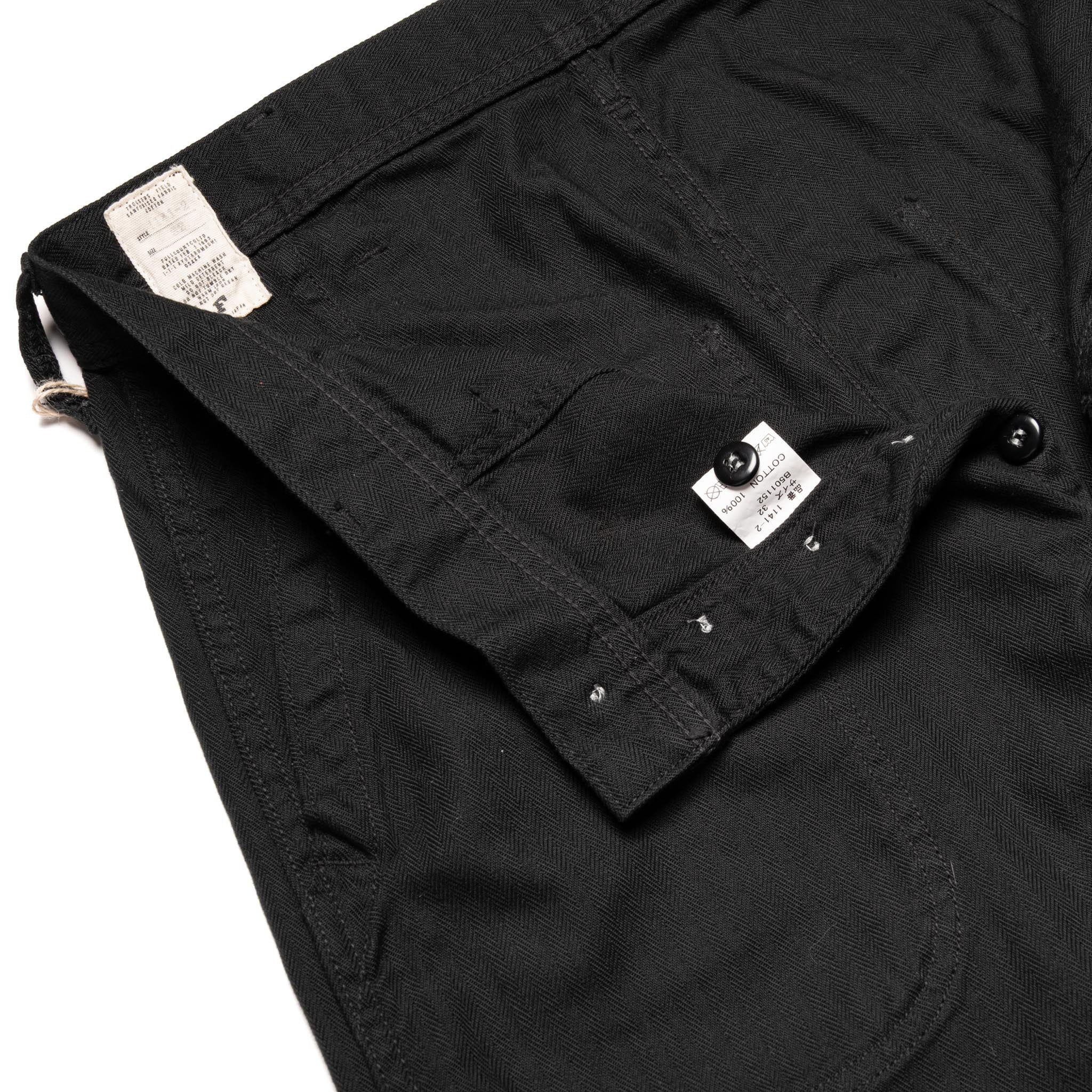 1141-2 USN Herringbone Seamen's Trousers - Black