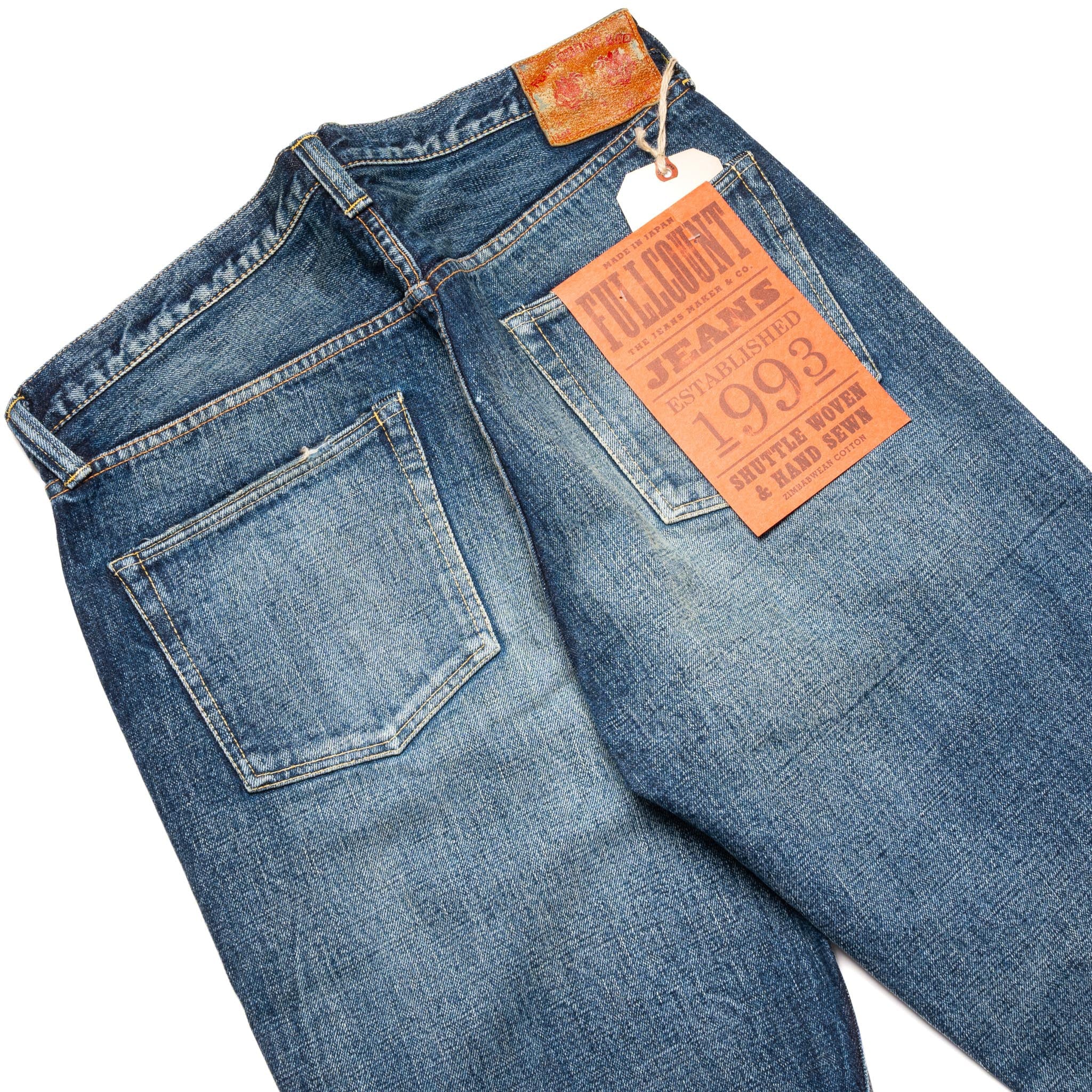 1345-1101 Straight Heavy 15.5oz "Fear of the Dark" Selvedge Denim