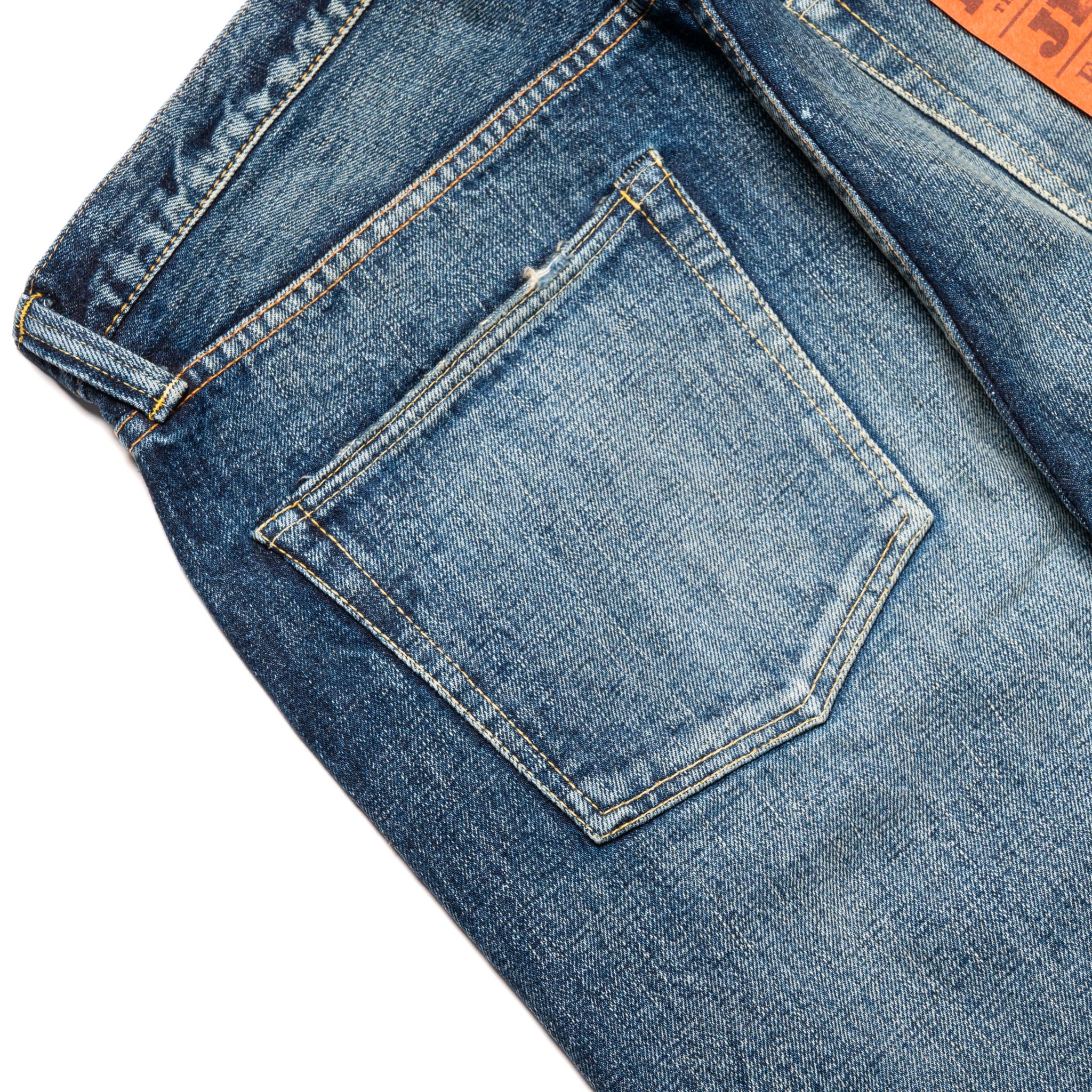 1345-1101 Straight Heavy 15.5oz "Fear of the Dark" Selvedge Denim