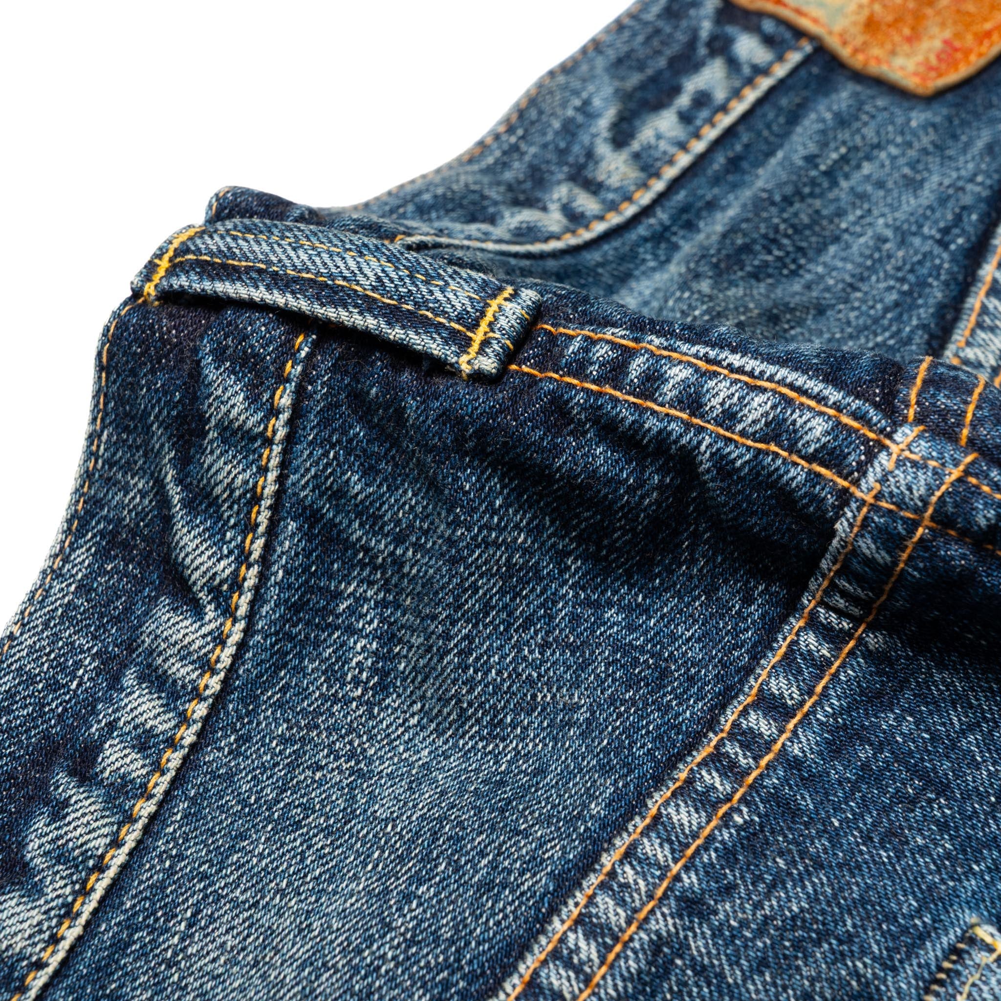 1345-1101 Straight Heavy 15.5oz "Fear of the Dark" Selvedge Denim