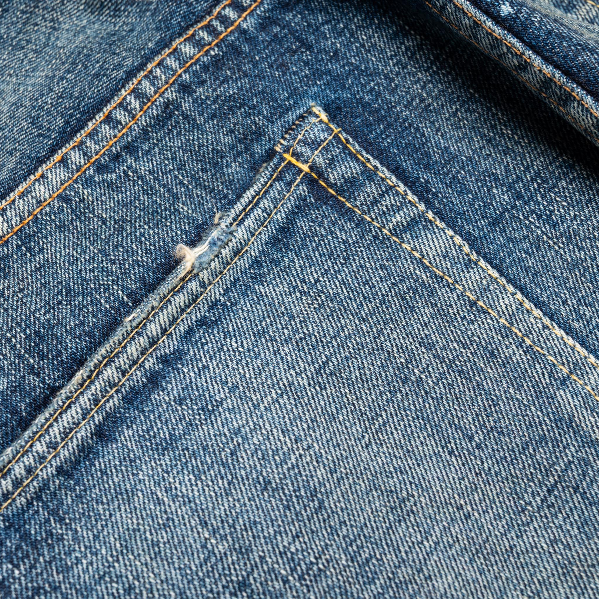 1345-1101 Straight Heavy 15.5oz "Fear of the Dark" Selvedge Denim