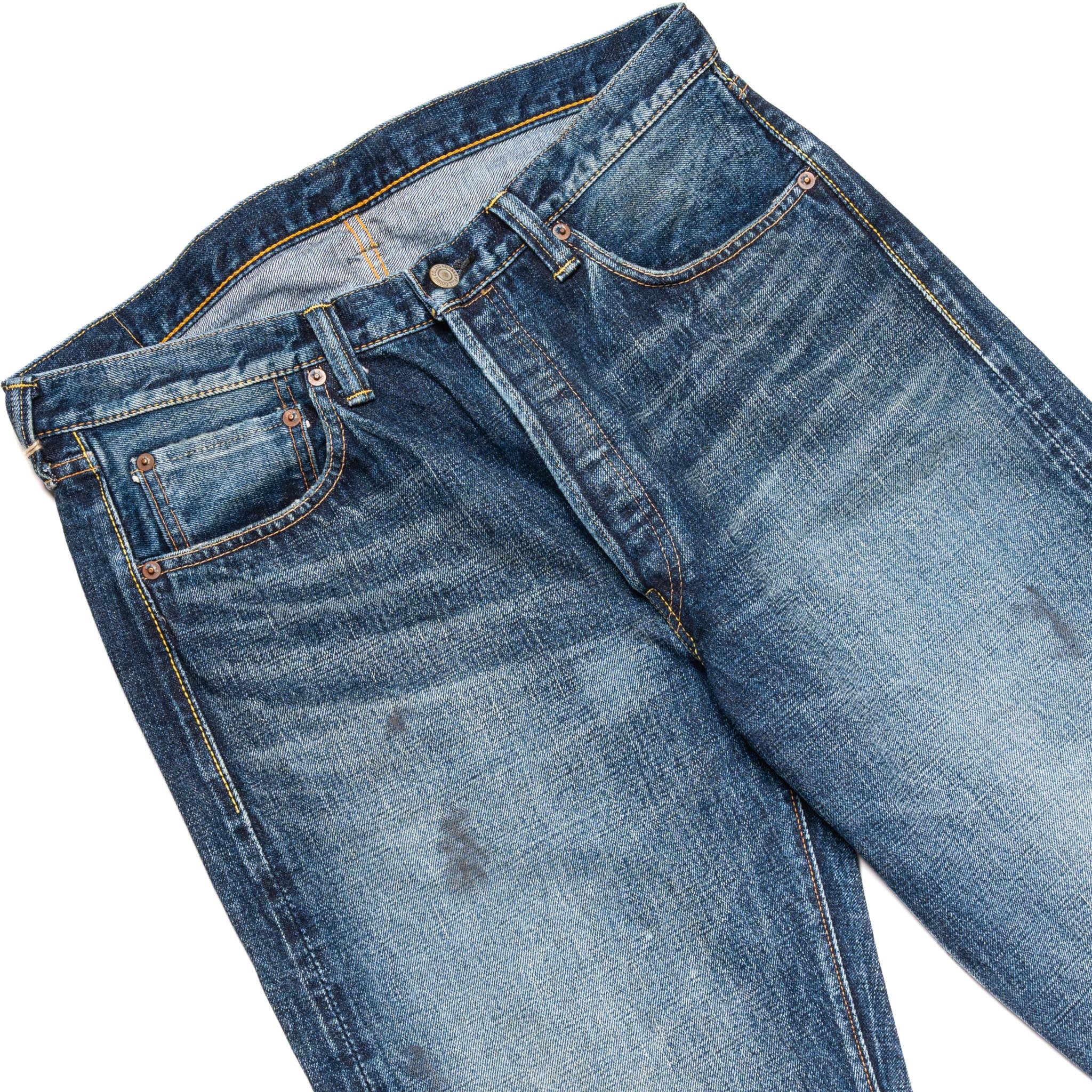 1345-1101 Straight Heavy 15.5oz "Fear of the Dark" Selvedge Denim
