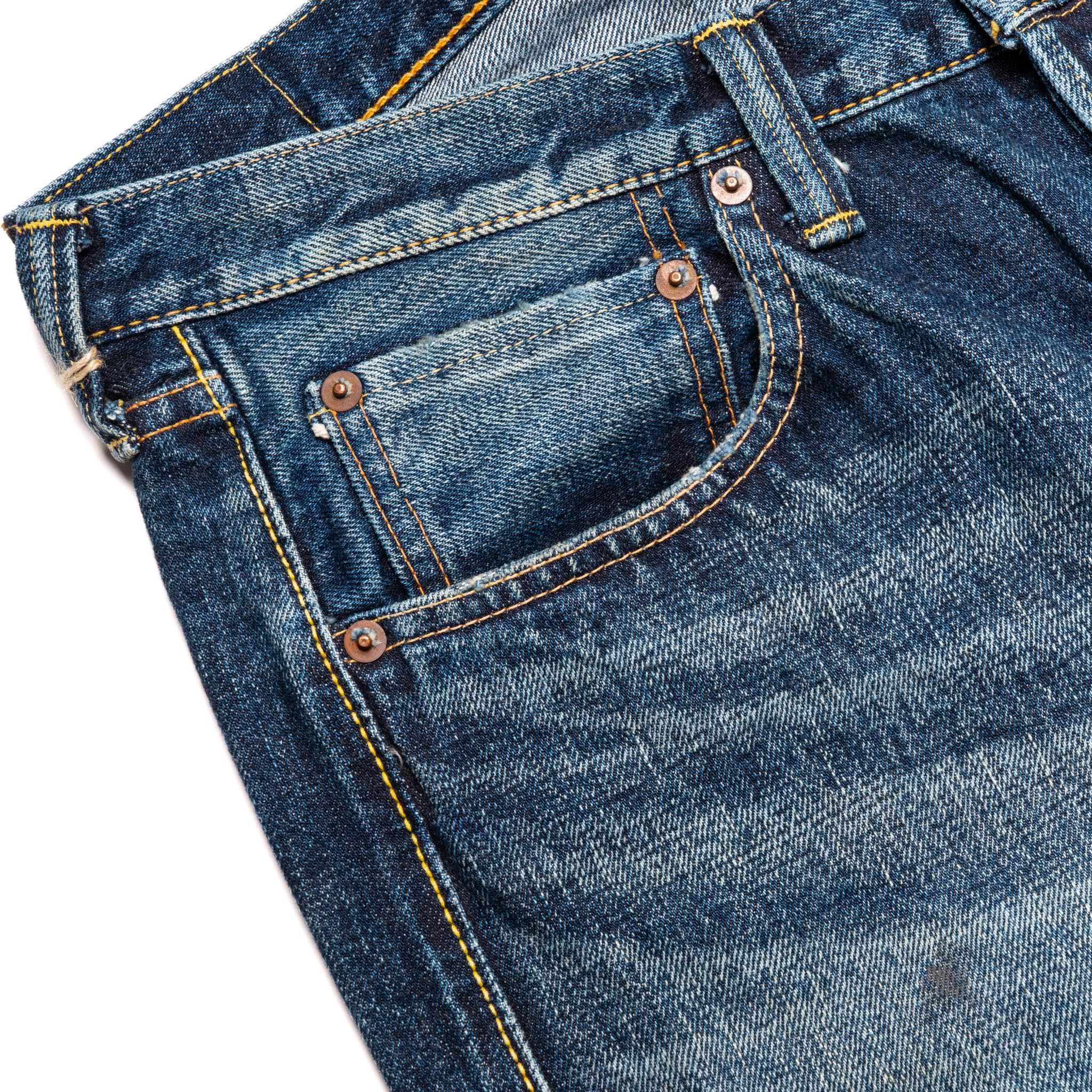 1345-1101 Straight Heavy 15.5oz "Fear of the Dark" Selvedge Denim