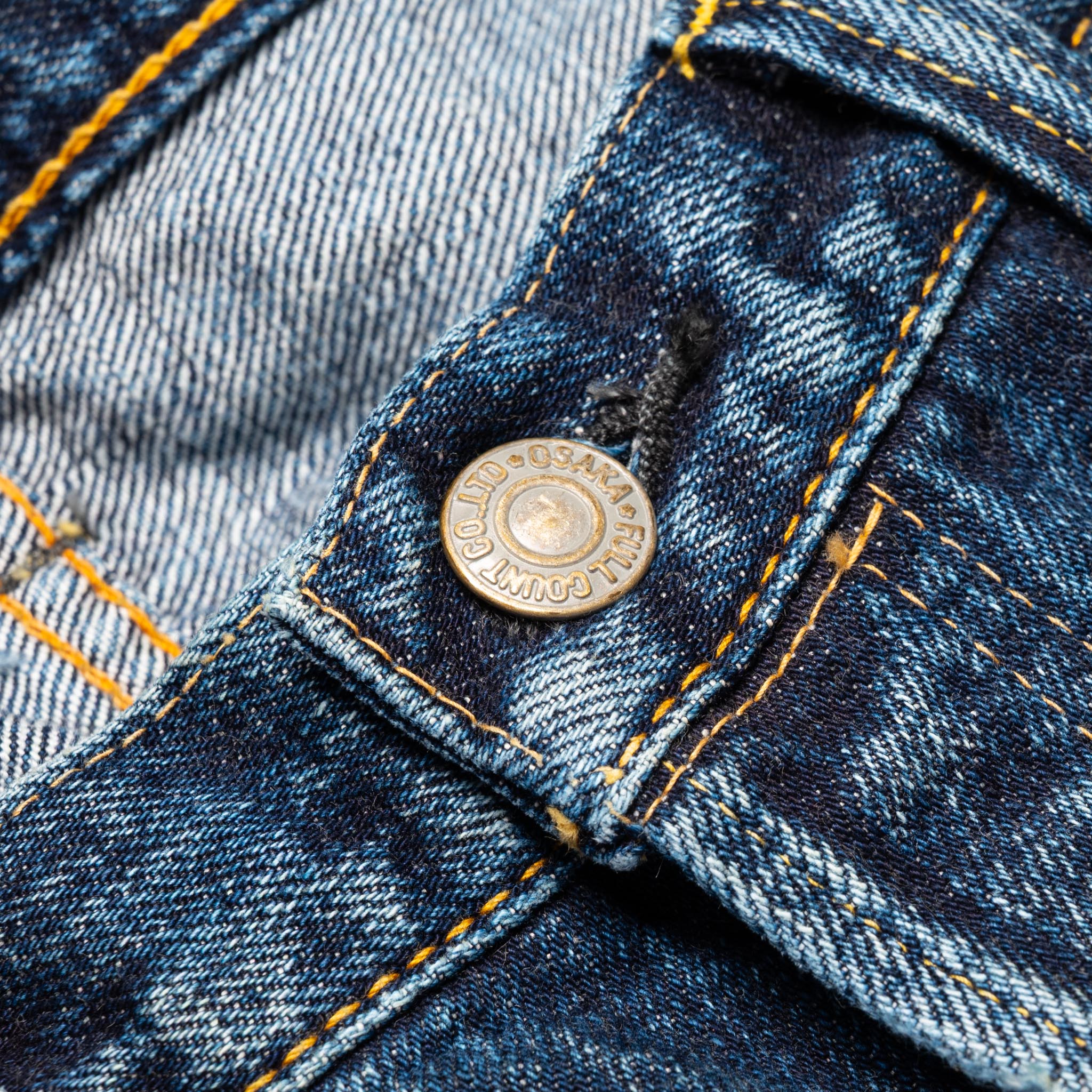 1345-1101 Straight Heavy 15.5oz "Fear of the Dark" Selvedge Denim
