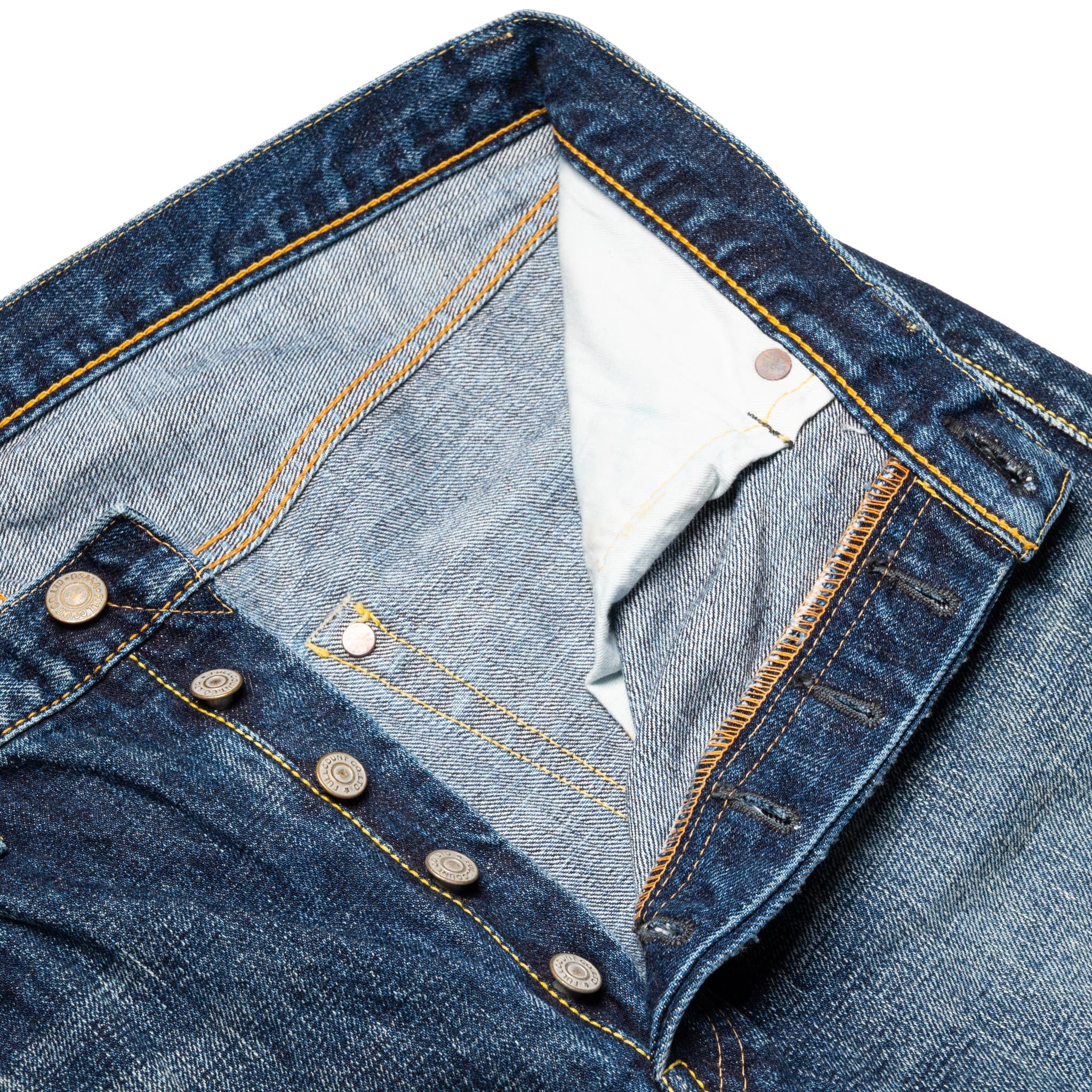 1345-1101 Straight Heavy 15.5oz "Fear of the Dark" Selvedge Denim