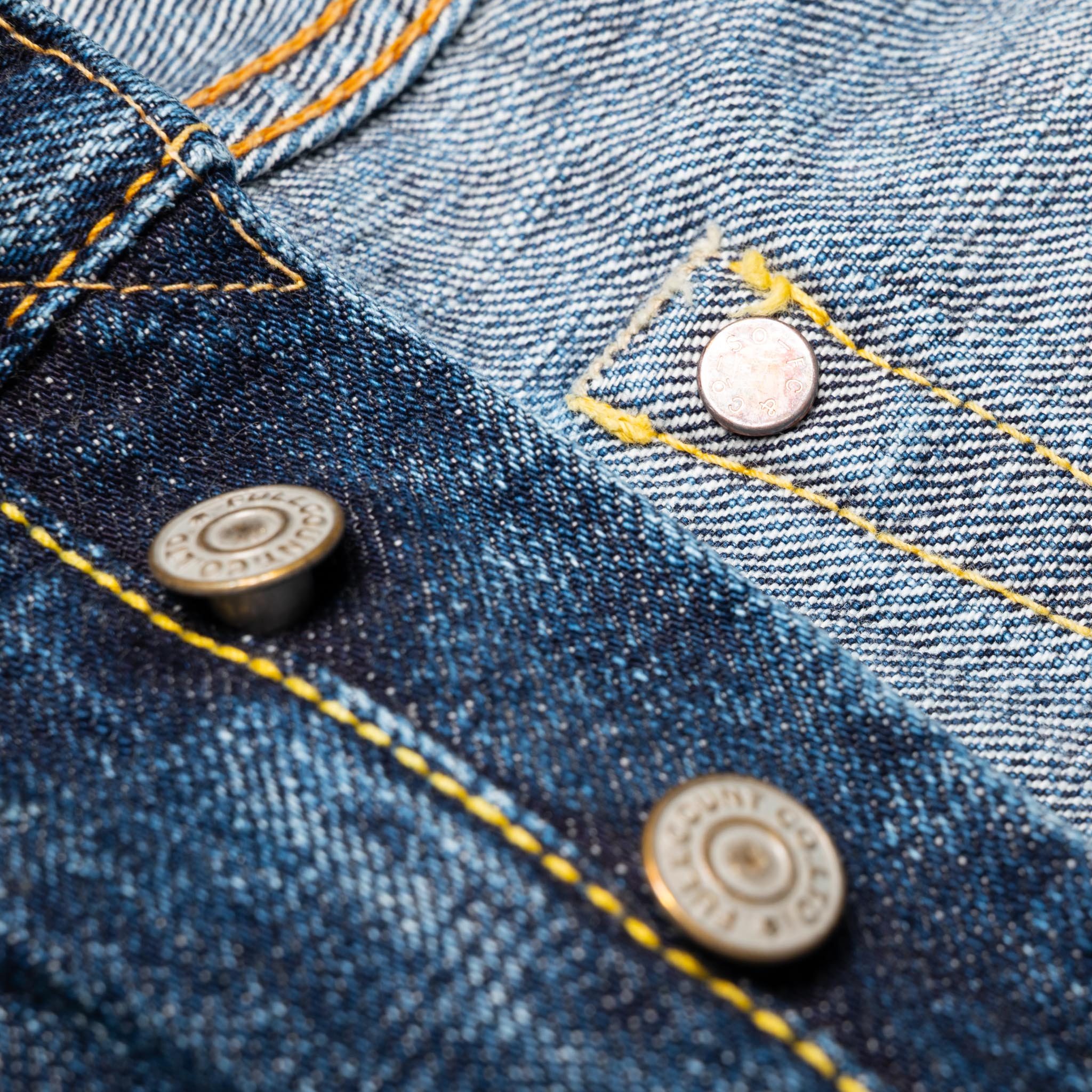1345-1101 Straight Heavy 15.5oz "Fear of the Dark" Selvedge Denim