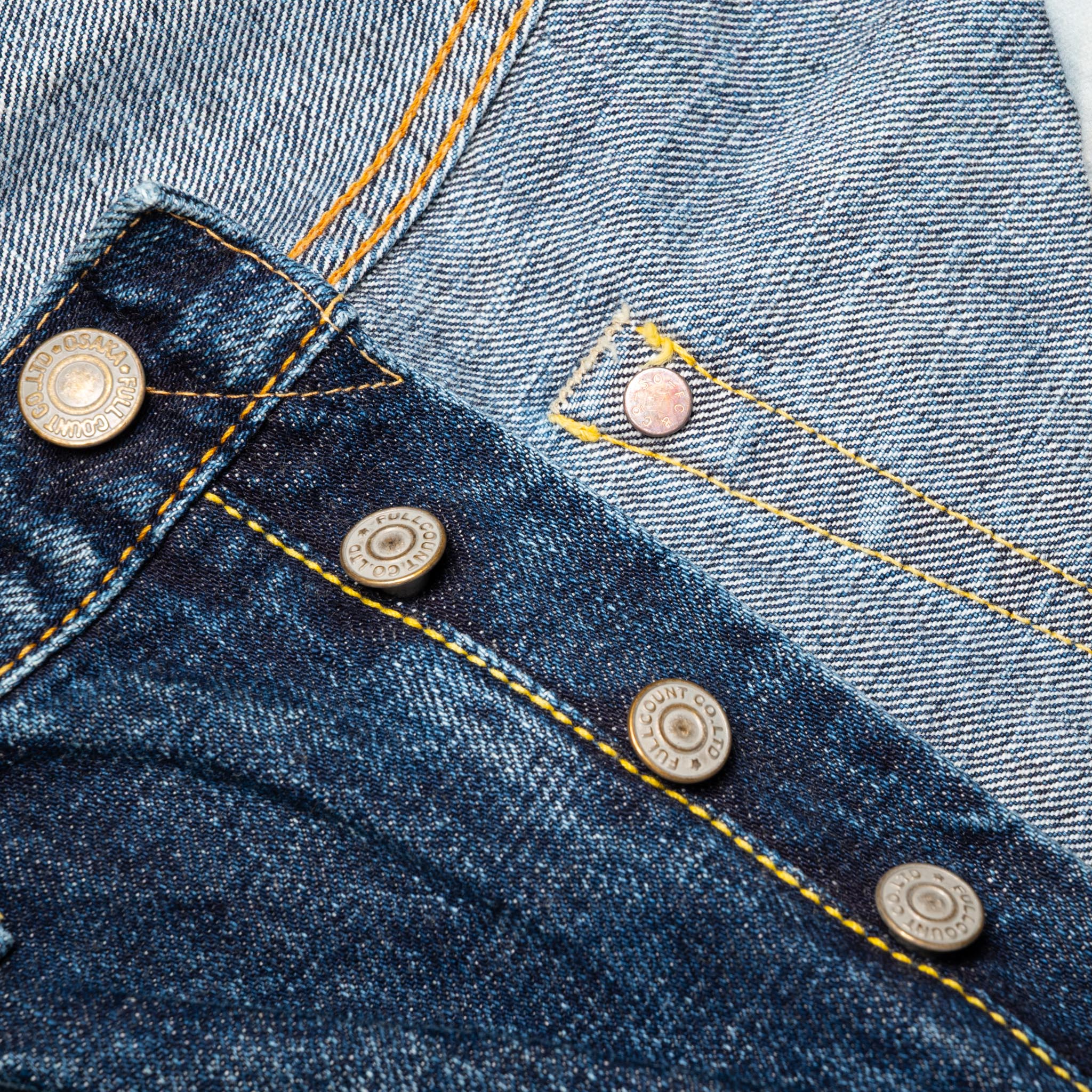 1345-1101 Straight Heavy 15.5oz "Fear of the Dark" Selvedge Denim