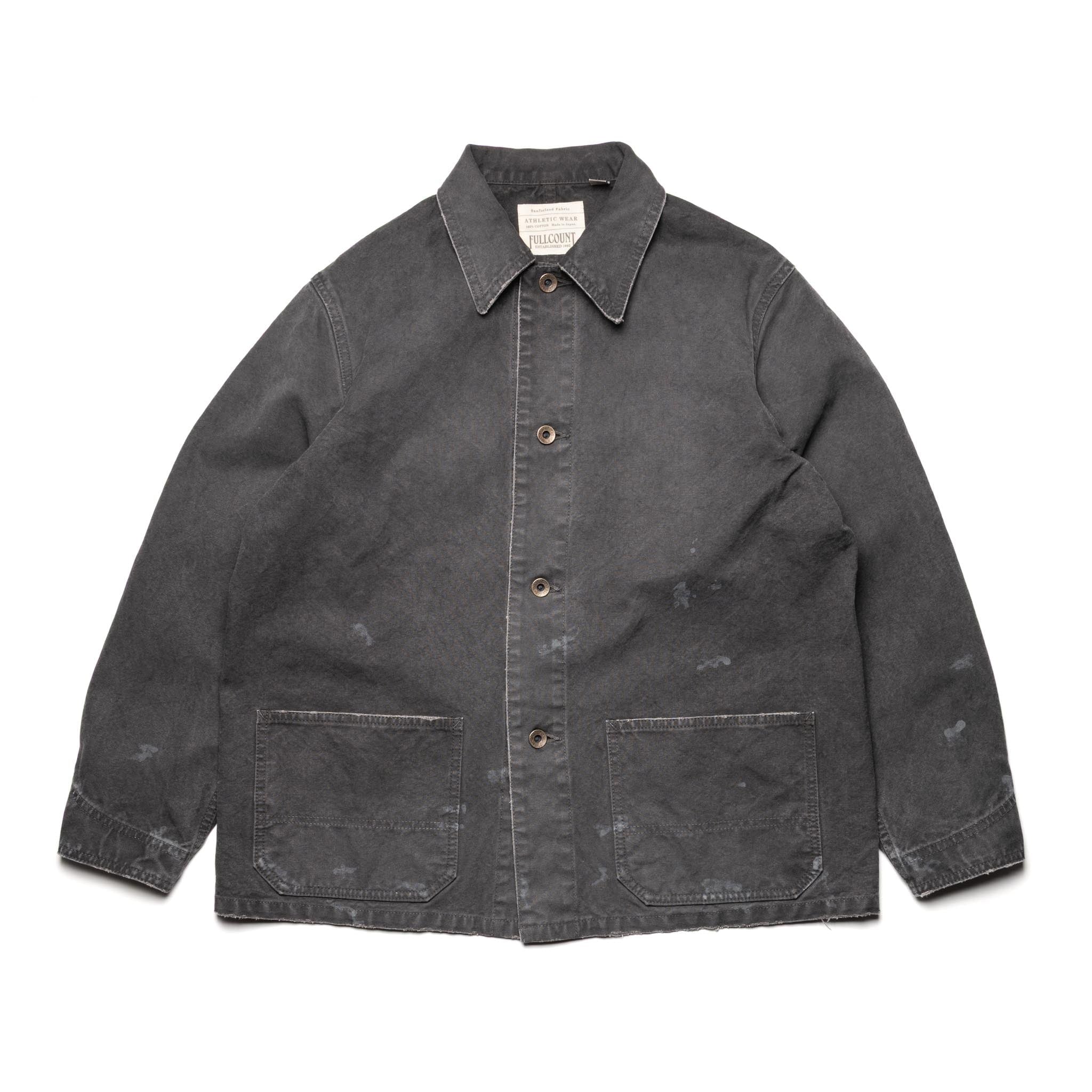 2053VE Tent Cloth Chore Jacket VE (Vintage Effect) Faded Black