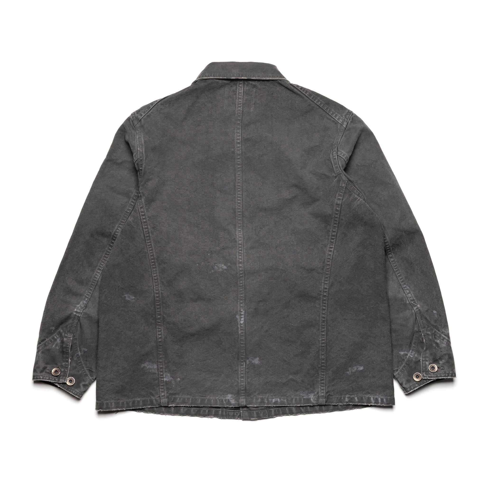 2053VE Tent Cloth Chore Jacket VE (Vintage Effect) Faded Black