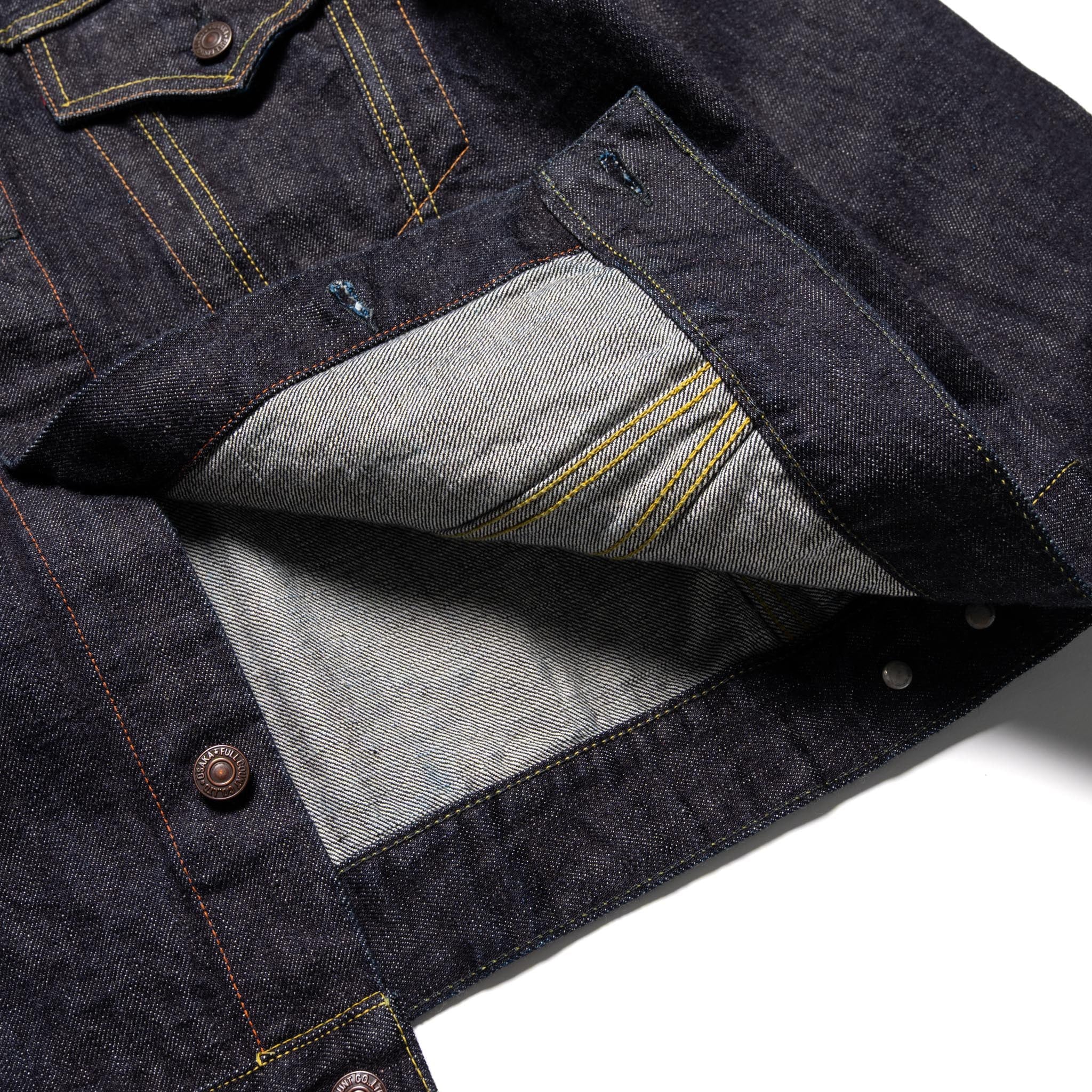 2101XXW-20 Type 3 Jacket Heavy 15.5oz Selvedge Denim