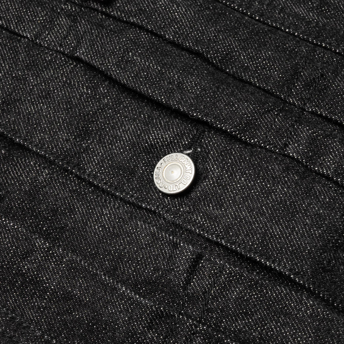 2102BK Type2 Black Denim Jacket Black