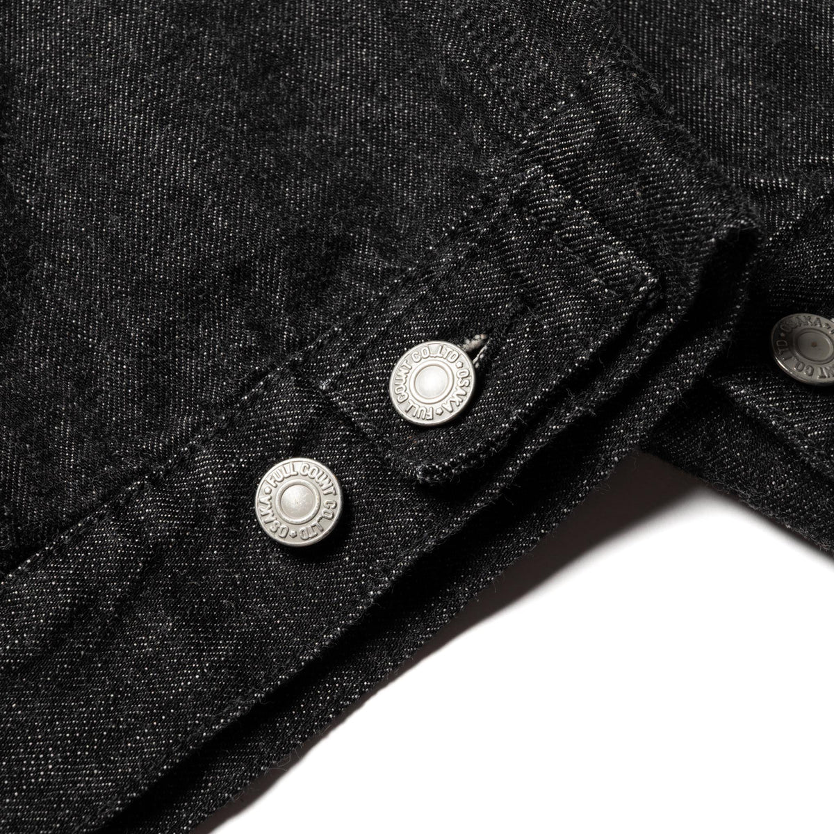 2102BK Type2 Black Denim Jacket Black