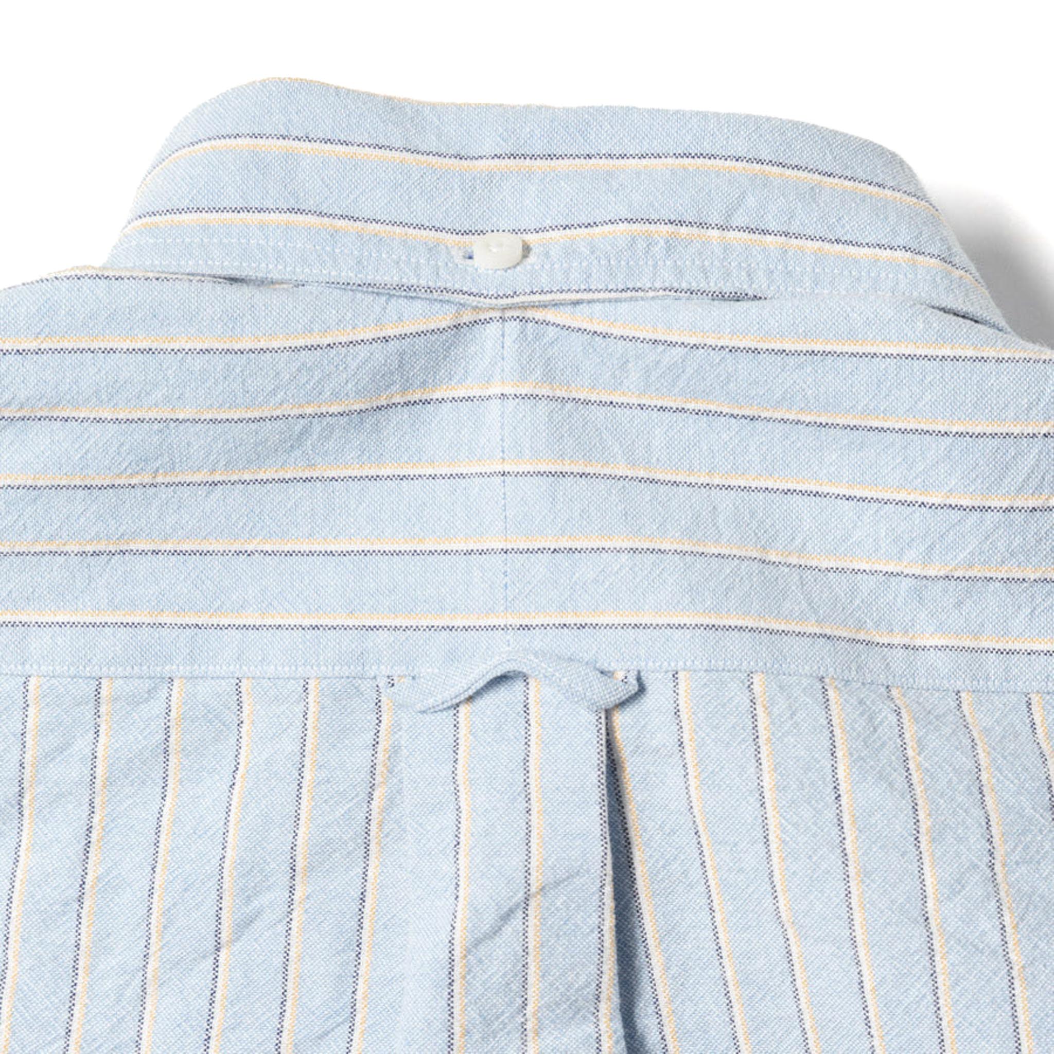 Blue Striped Japanese Oxford