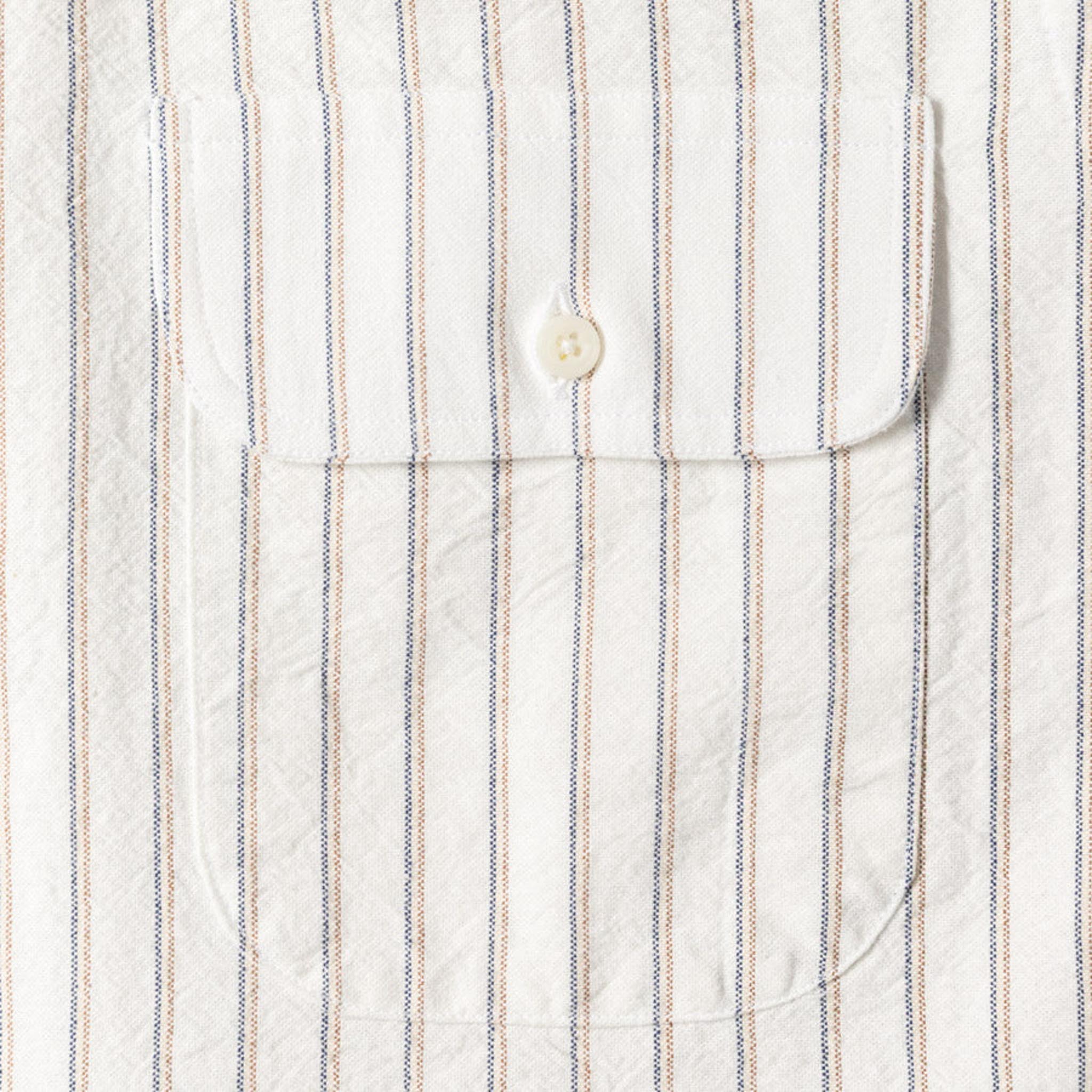 White Striped Japanese Oxford
