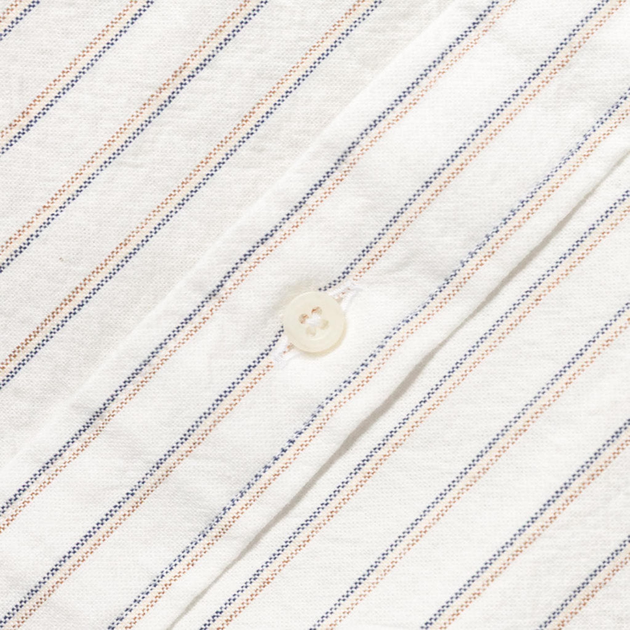 White Striped Japanese Oxford
