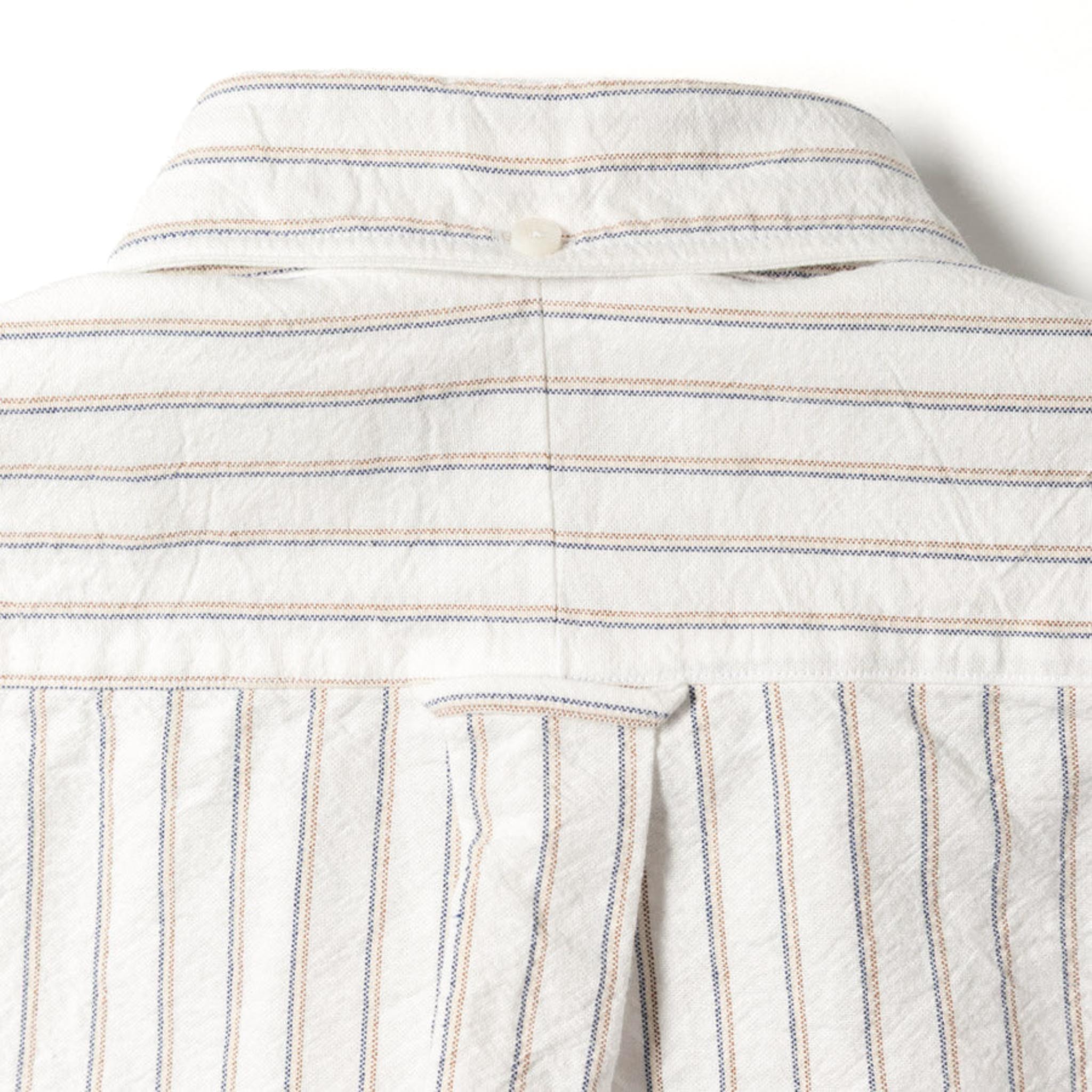 White Striped Japanese Oxford
