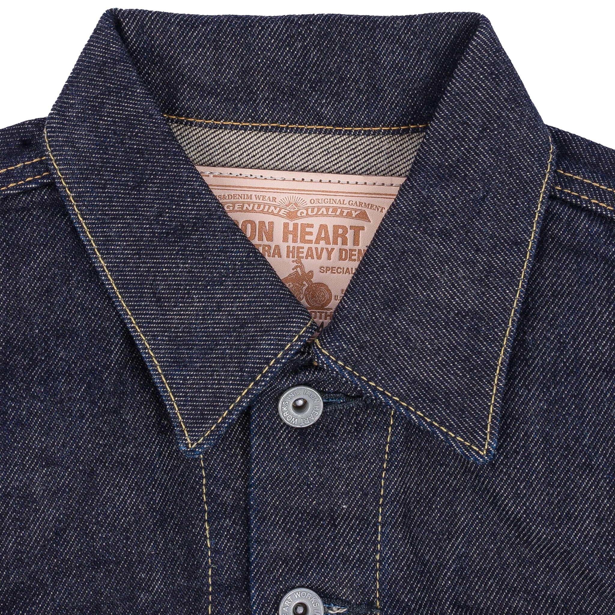 IH-526PJ 21oz Selvedge Denim Modified Type III Jacket - Indigo