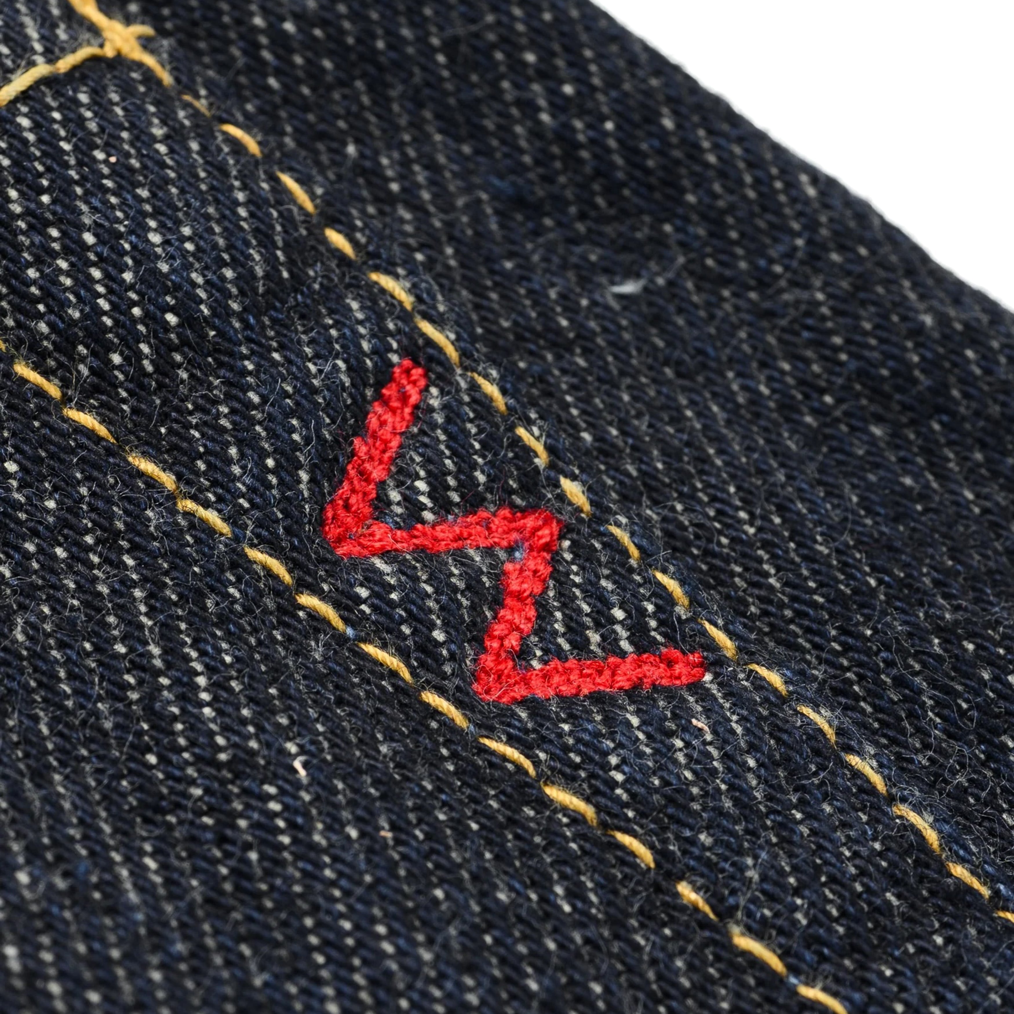 IH-555S-21 21oz Selvedge Denim Slim Cut Jeans - Indigo