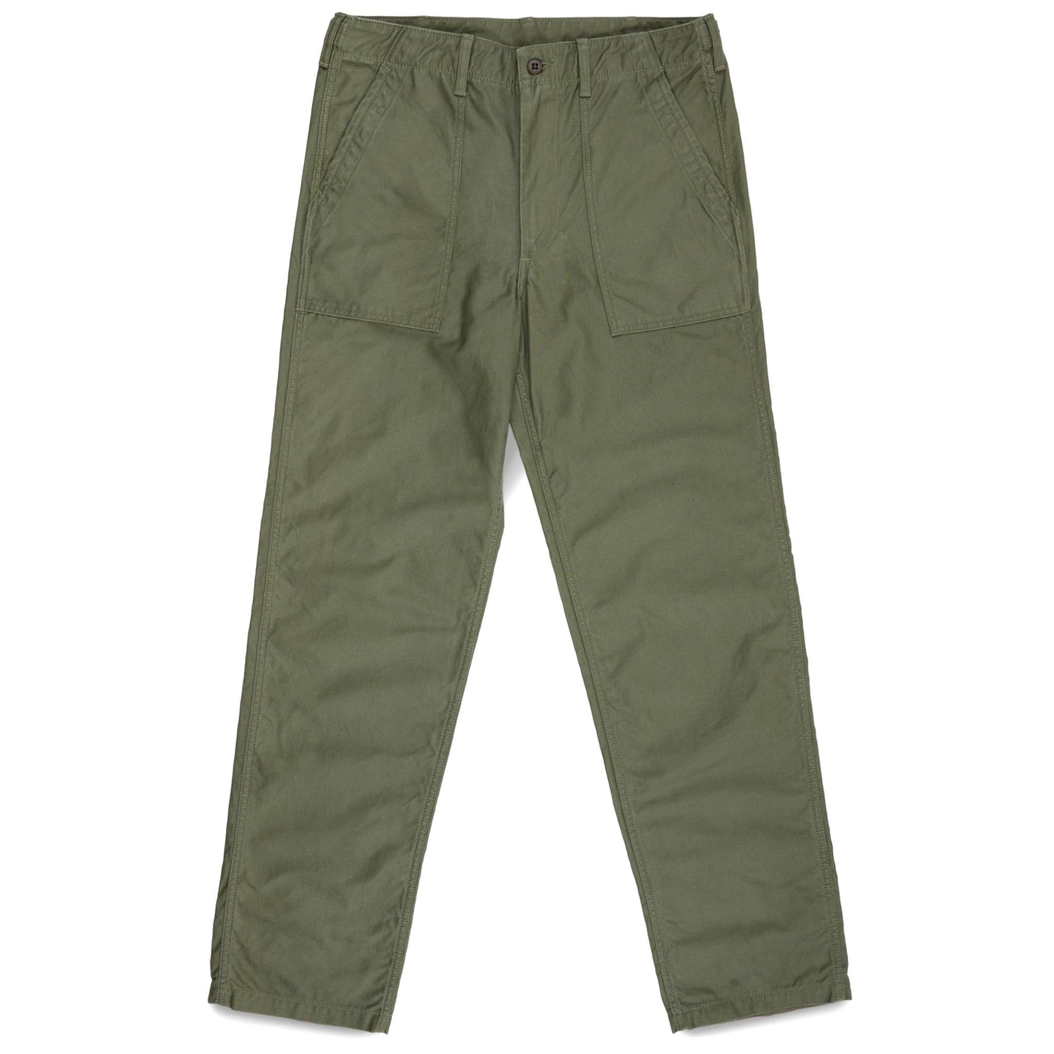 IH-744-GRN 10oz Back Sateen Baker Pants - Army Green