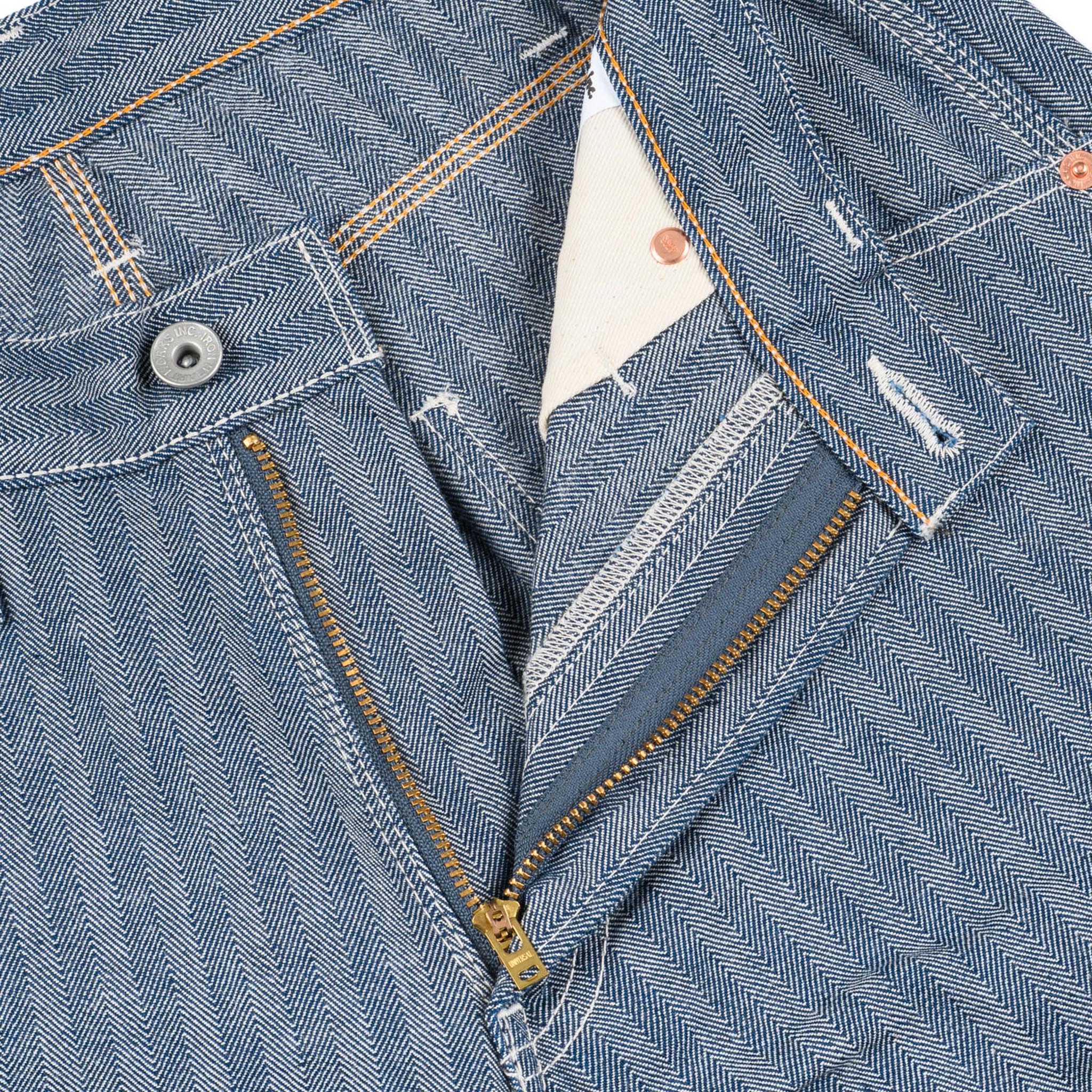 IH-830-IND 10.5oz Herringbone Painter’s Pants - Indigo