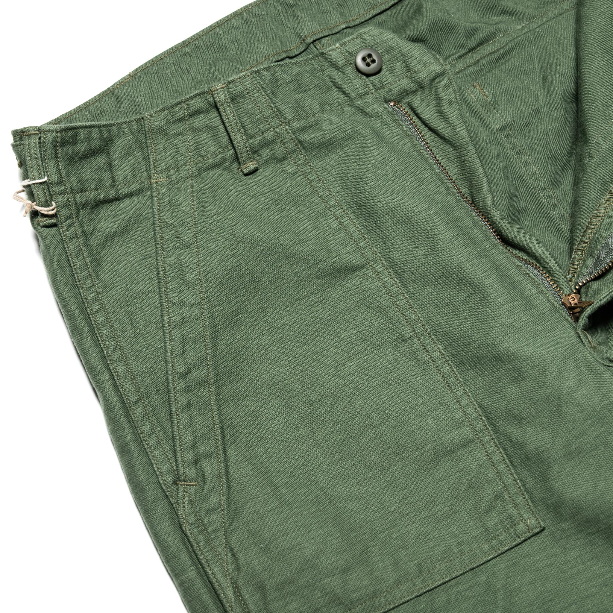 Slim Fit Fatigue Pants - Green