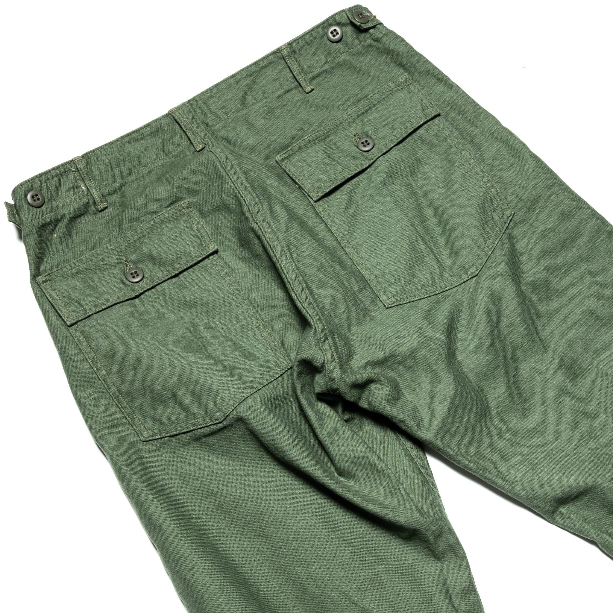 Slim Fit Fatigue Pants - Green