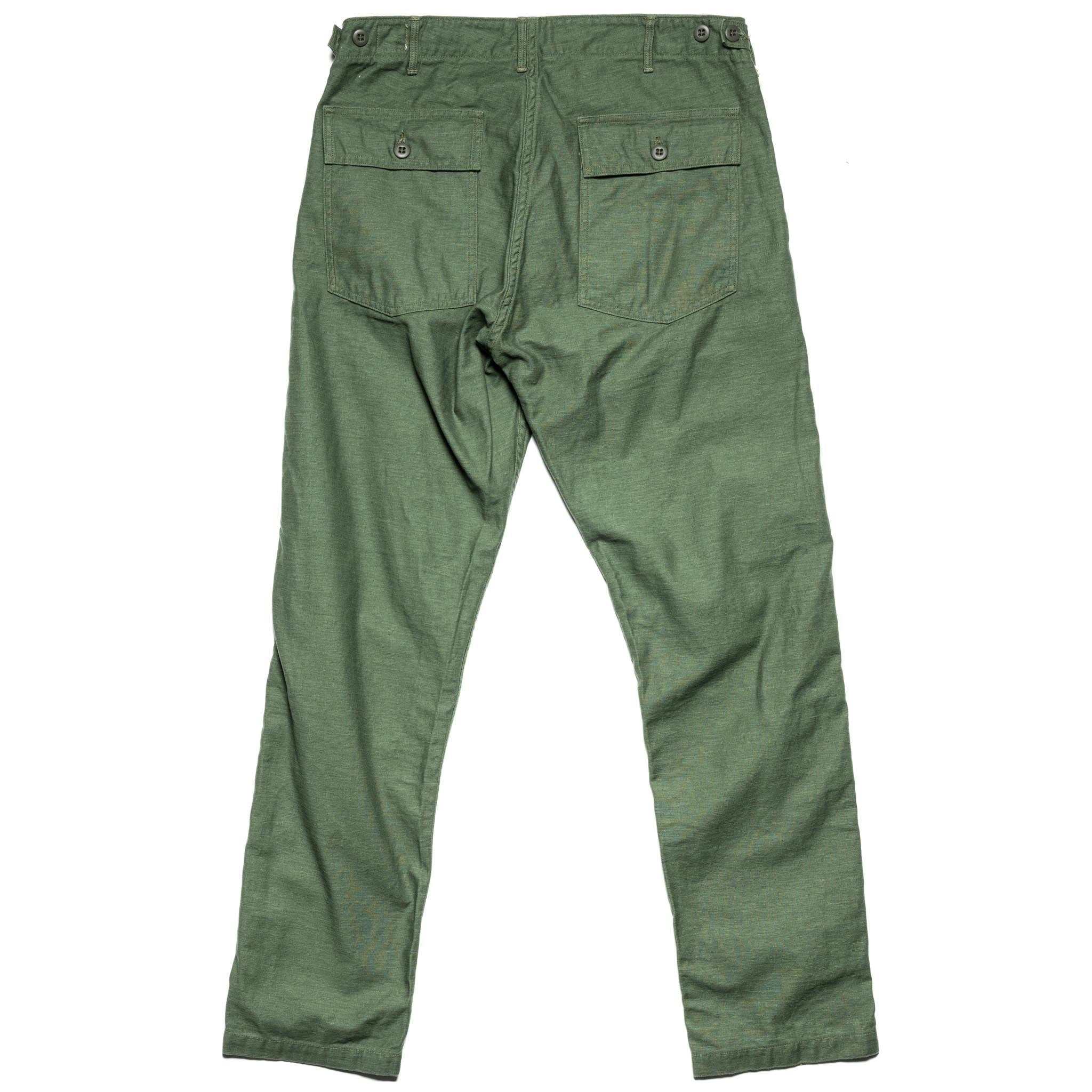 Slim Fit Fatigue Pants - Green