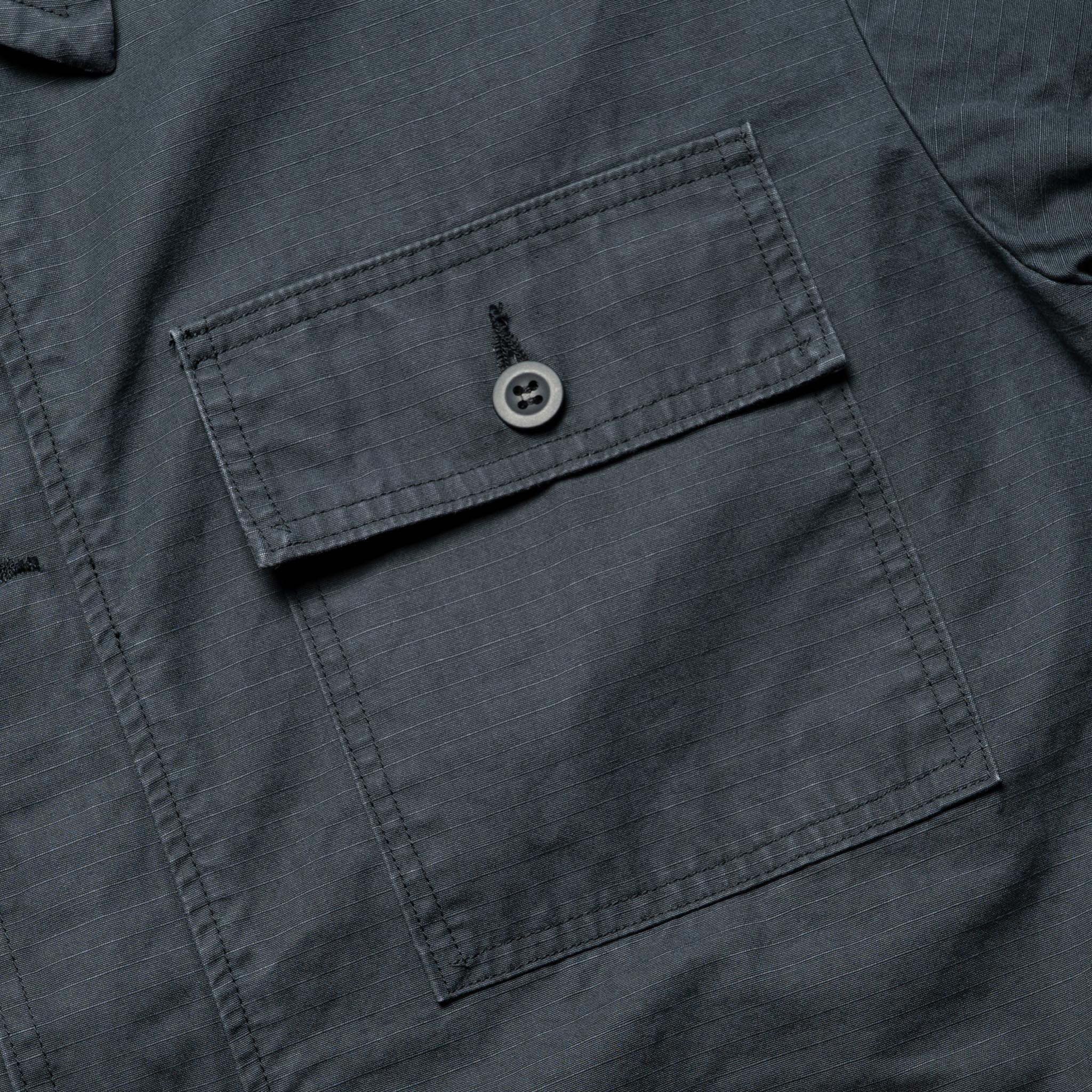 Utility Short Sleeve Shirt Jacket - Navy