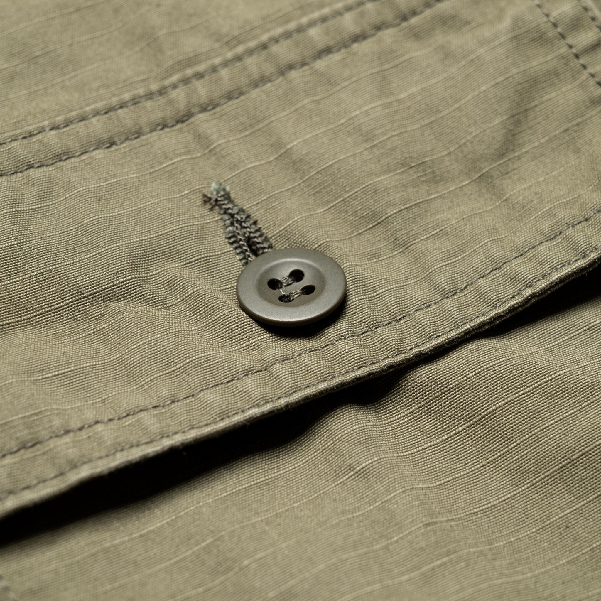 Utility Short Sleeve Shirt Jacket - Army Green