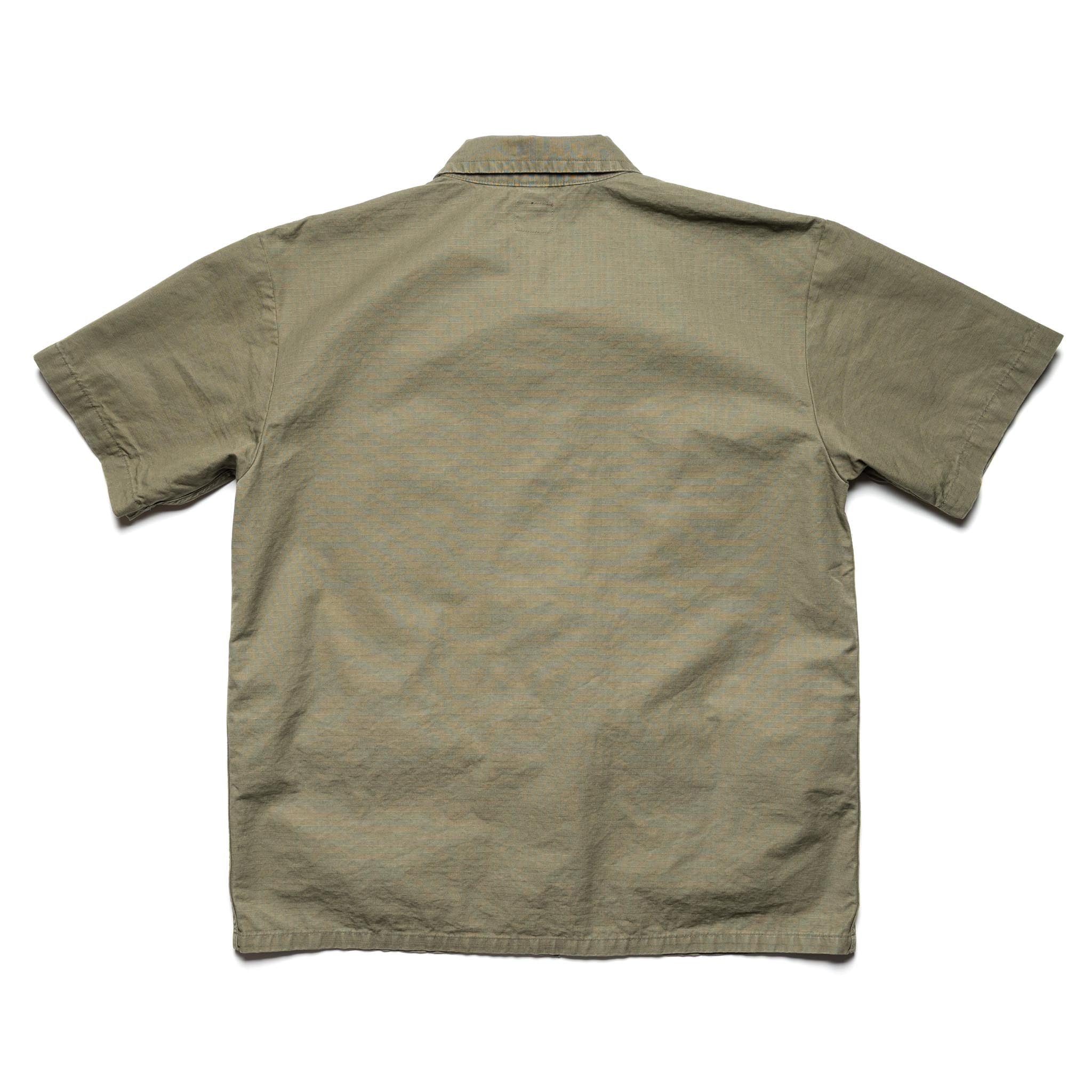 Utility Short Sleeve Shirt Jacket - Army Green