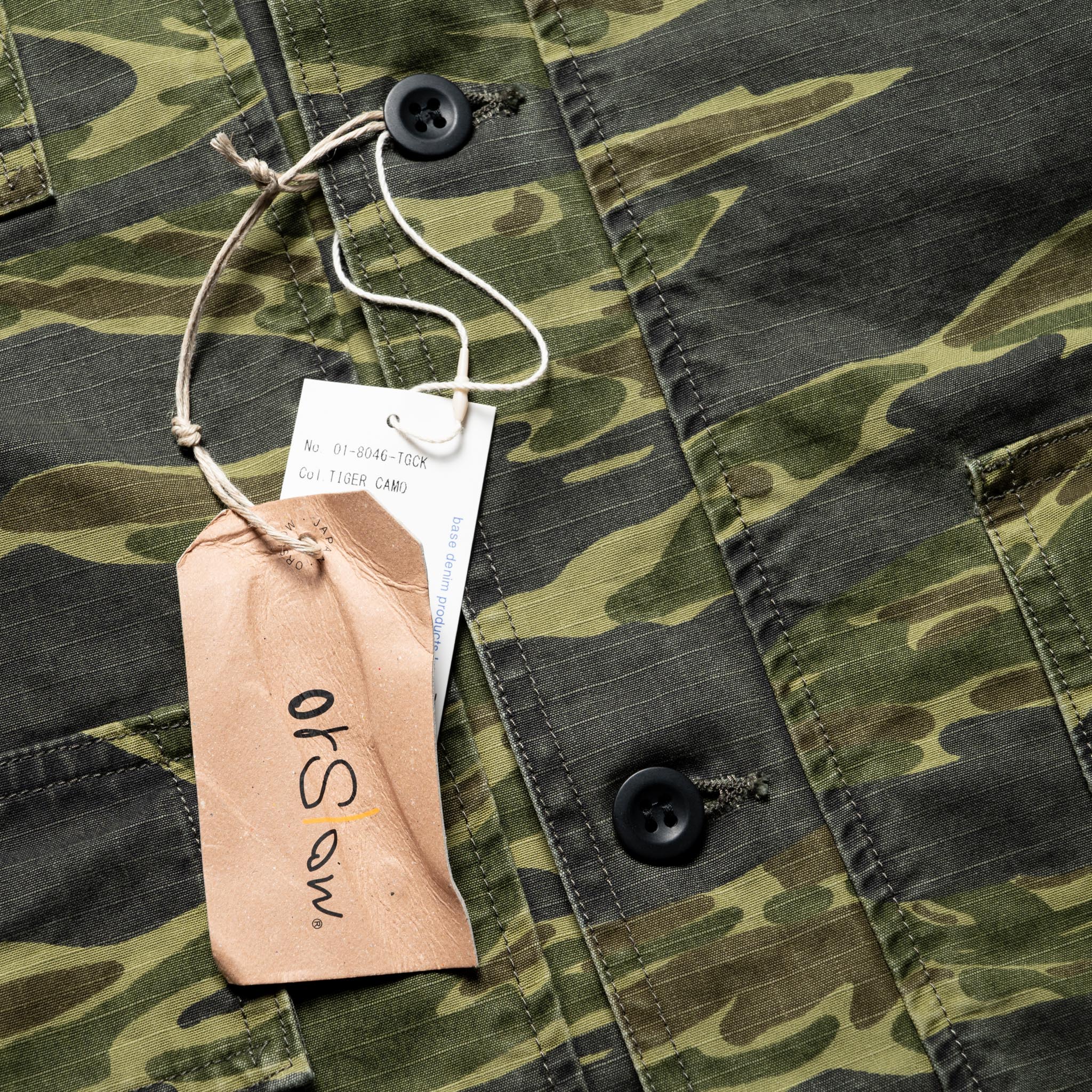 Utility Short Sleeve Shirt Jacket - Tiger Camo